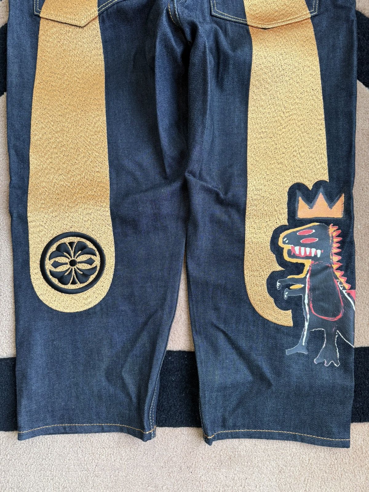 Evisu × Vintage EVISU dinosaur embroidery daicock style jeans！size：32x22 Size US 32 / EU 48 - 6 Thumbnail