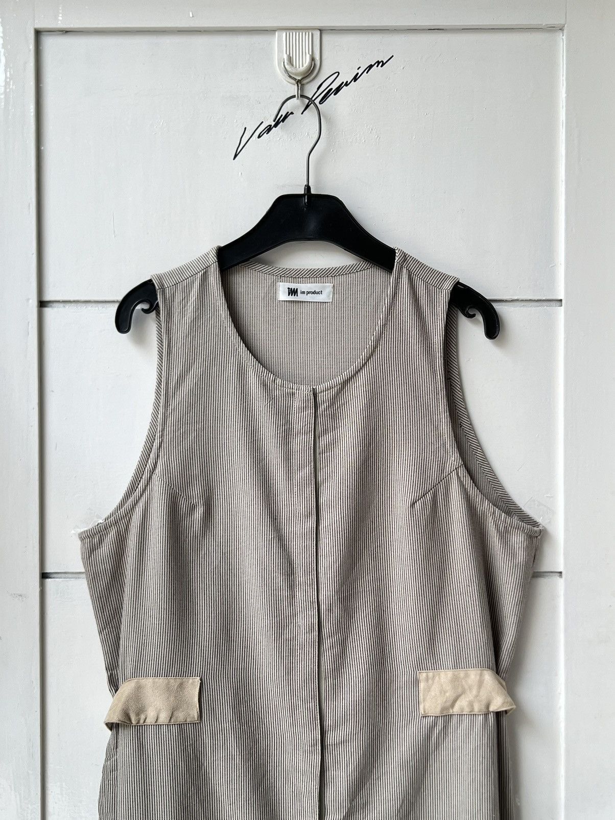 Issey Miyake IM PRODUCT Issey Miyake Striped Sleeveless Dress Size S / US 4 / IT 40 - 18 Thumbnail