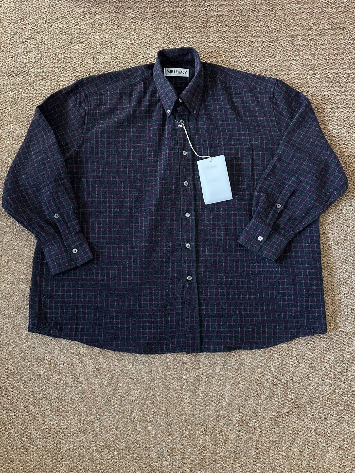 Our Legacy × Stussy Our Legacy Stussy Borrowed BD Shirt | Grailed