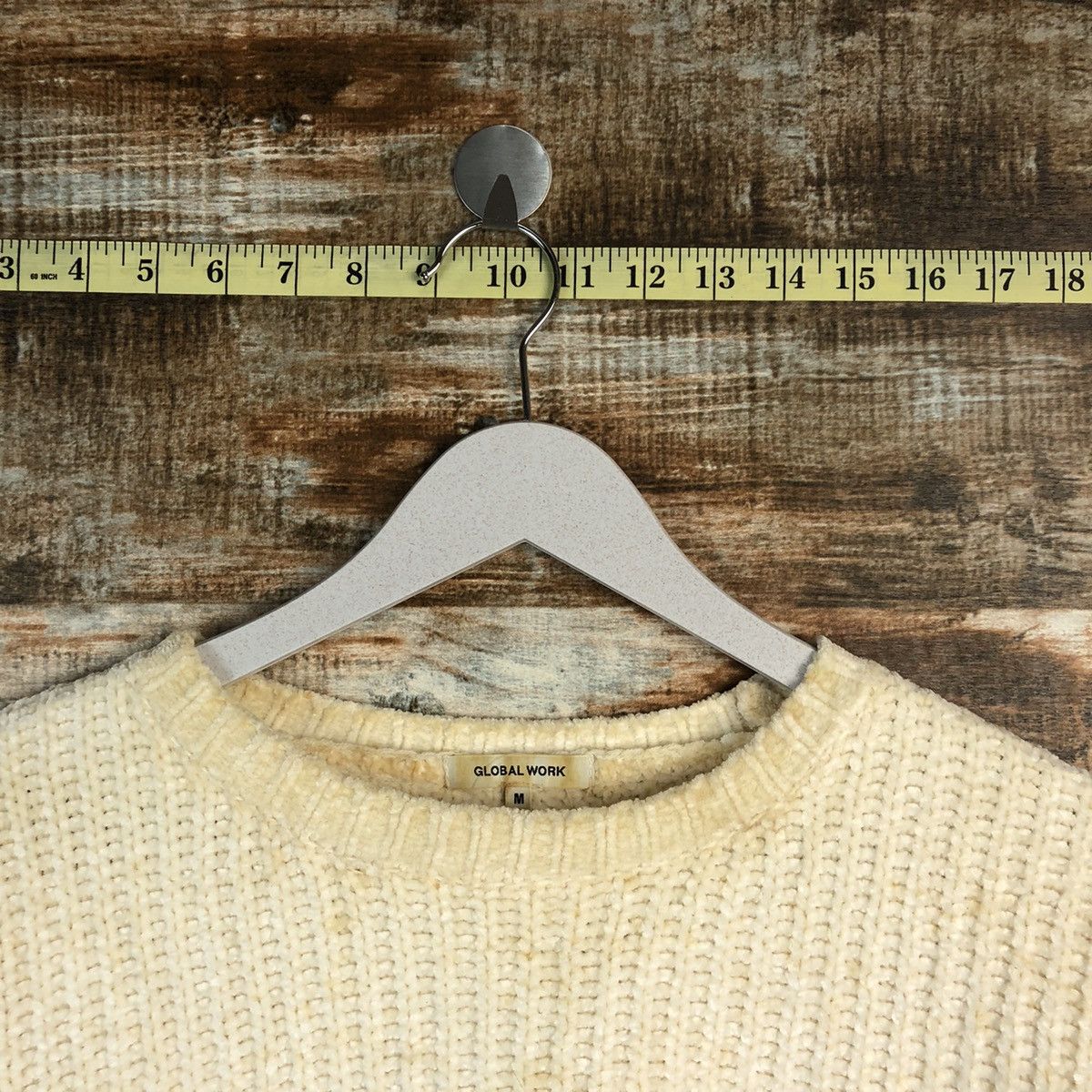 Global Work × Homespun Knitwear Global Work thrashed vintage Knitwear #A1242 Size S / US 4 / IT 40 - 4 Thumbnail