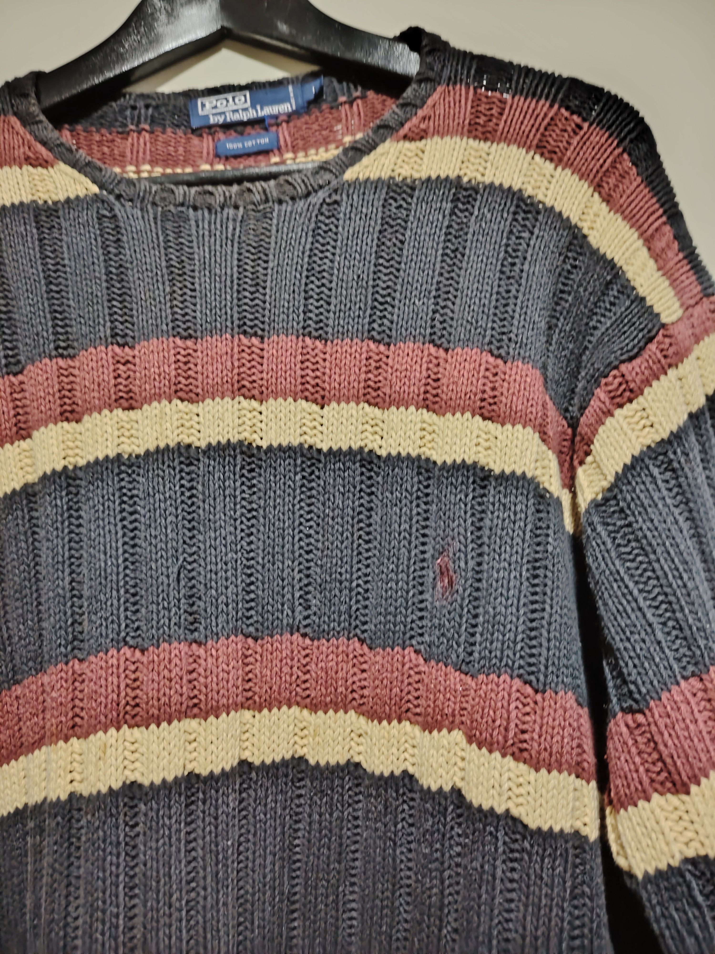 Polo Ralph Lauren Vintage Polo Ralph Lauren cotton sweater knitwear Size US L / EU 52-54 / 3 - 3 Thumbnail