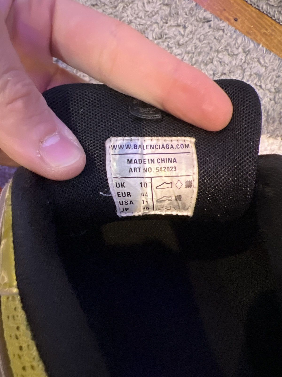 Balenciaga Balenciaga track “yellow” Size US 11 / EU 44 - 6 Thumbnail