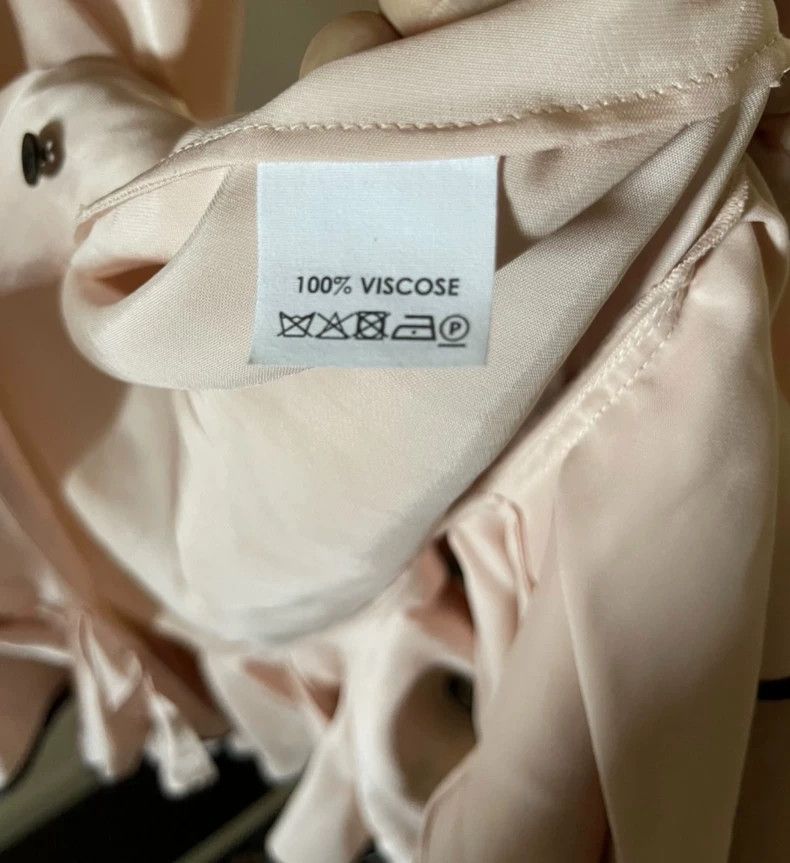 Dries Van Noten DRIES VAN NOTEN size:36 A mid-sleeved dress with pink ruff Size S / US 4 / IT 40 - 5 Thumbnail