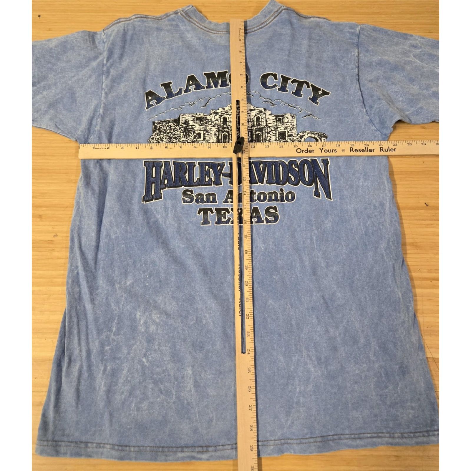 Harley Davidson VINTAGE Harley-Davidson Shirt Mens Large Blue Alamo City San Antonio Texas 90s Tee Size US L / EU 52-54 / 3 - 5 Thumbnail