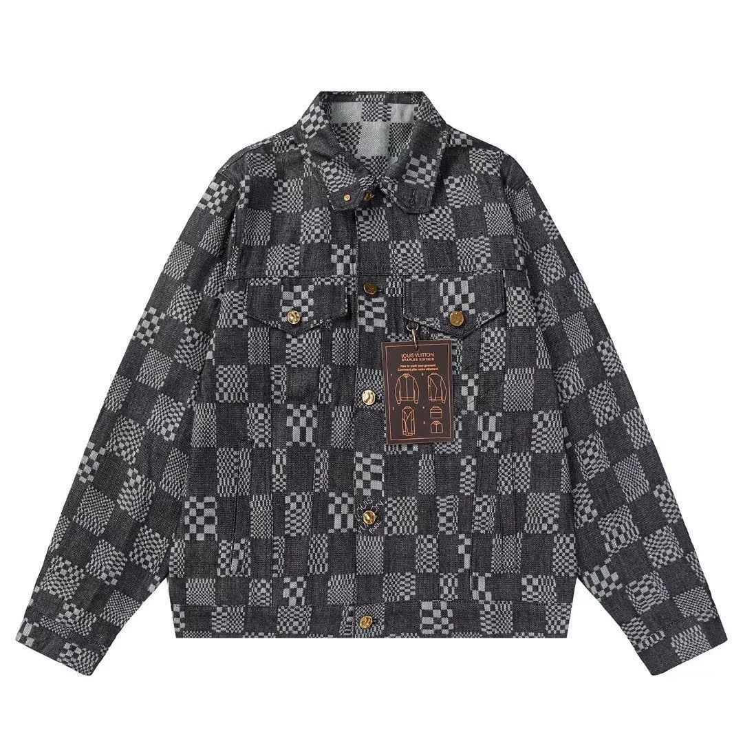 Louis Vuitton lv denim jacket with unique pattern Size US L / EU 52-54 / 3 - 6 Thumbnail