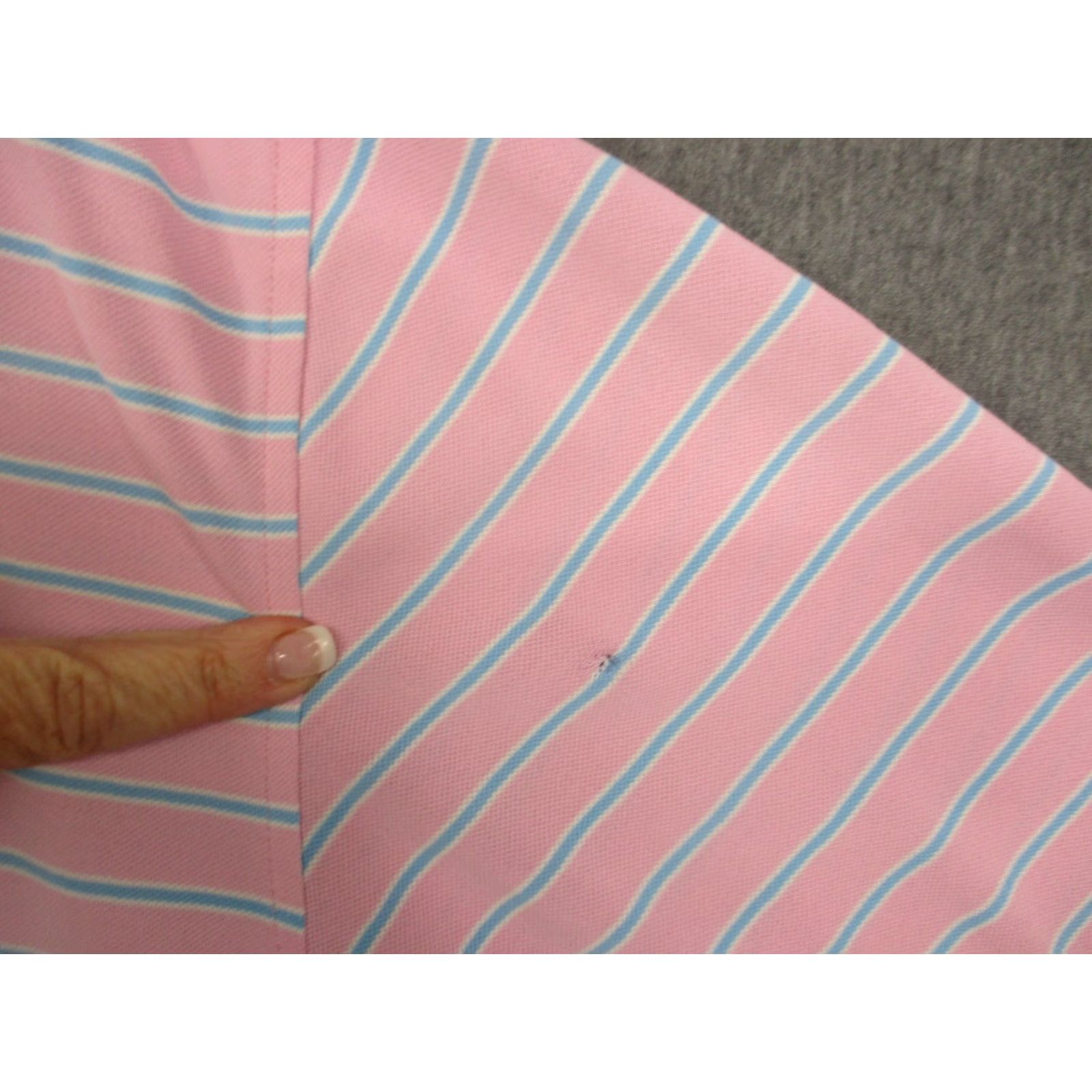 Peter Millar Peter Millar Summer Comfort Polo Shirt XL Pink Stripe Golf Short Sleeve Shirt Mens Size US XL / EU 56 / 4 - 6 Thumbnail