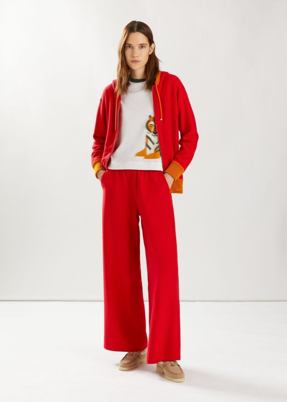 Loro Piana o1srvl11e0424 Trouser in Red Size 26" / US 2 / IT 38 - 2 Thumbnail
