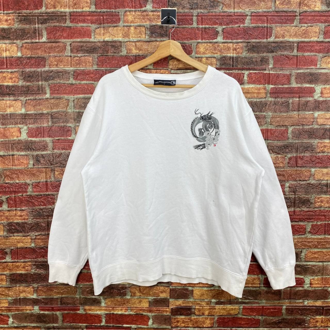 Other Vintage T&C Surf dragon Yakuza motive sukajan Loose Neck Size US L / EU 52-54 / 3 - 6 Thumbnail