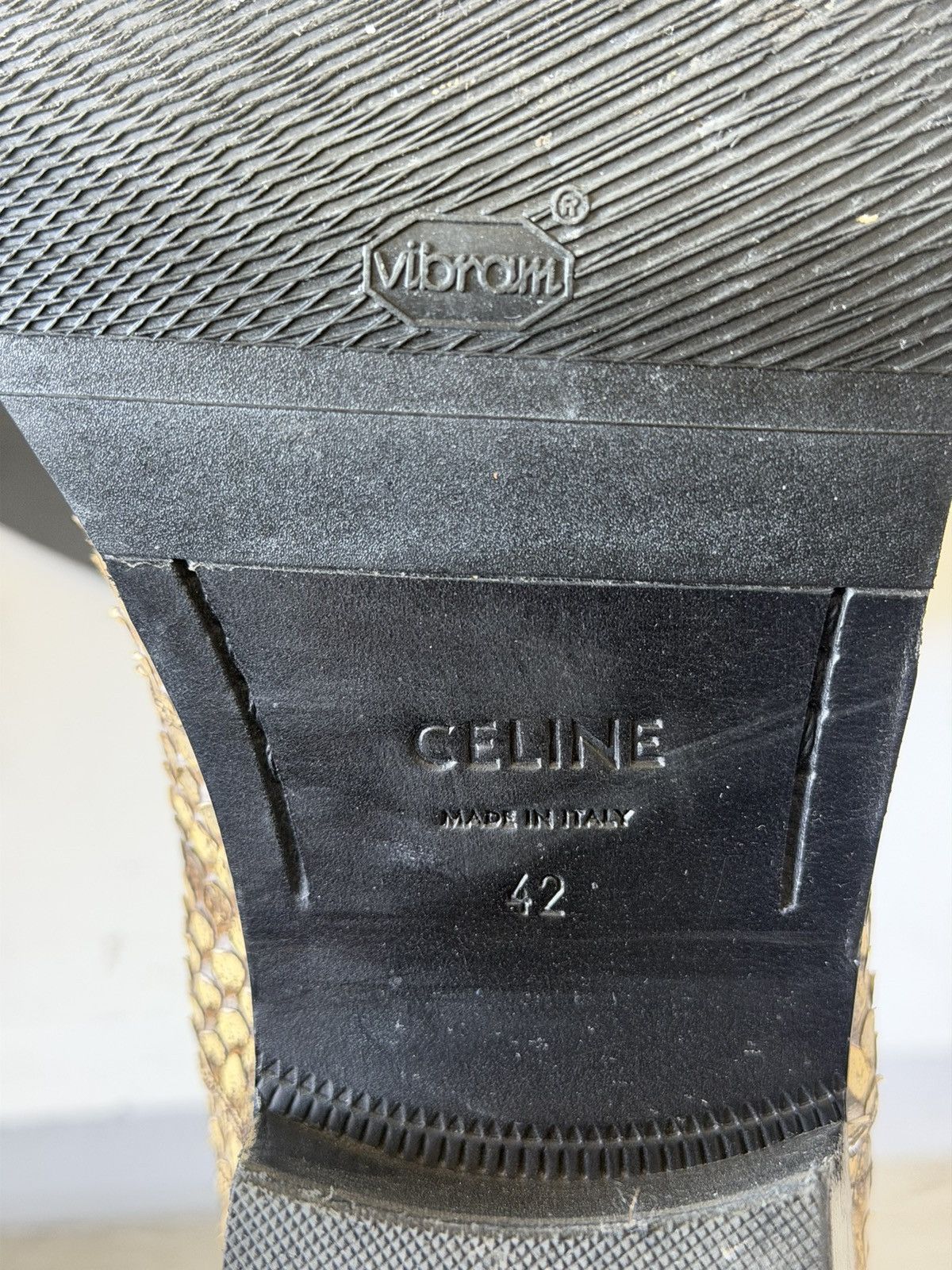Celine Python Camargue Shiny Western Chelsea Boots 42 Size US 9 / EU 42 - 7 Thumbnail