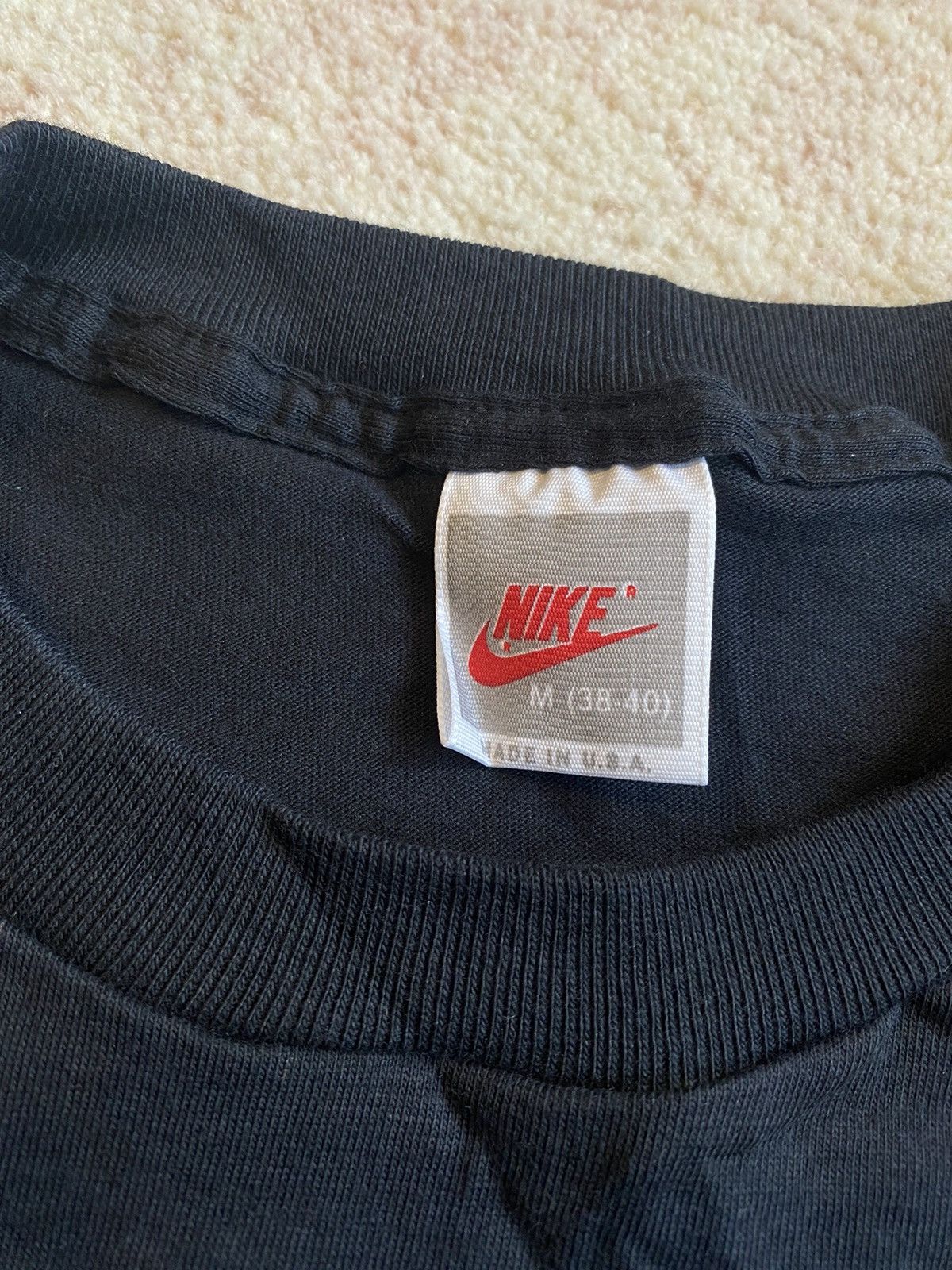 Jordan Brand × Vintage Rare Deadstock Vintage 80s/90s Nike Air Jordan Flight Tee Size US M / EU 48-50 / 2 - 4 Thumbnail