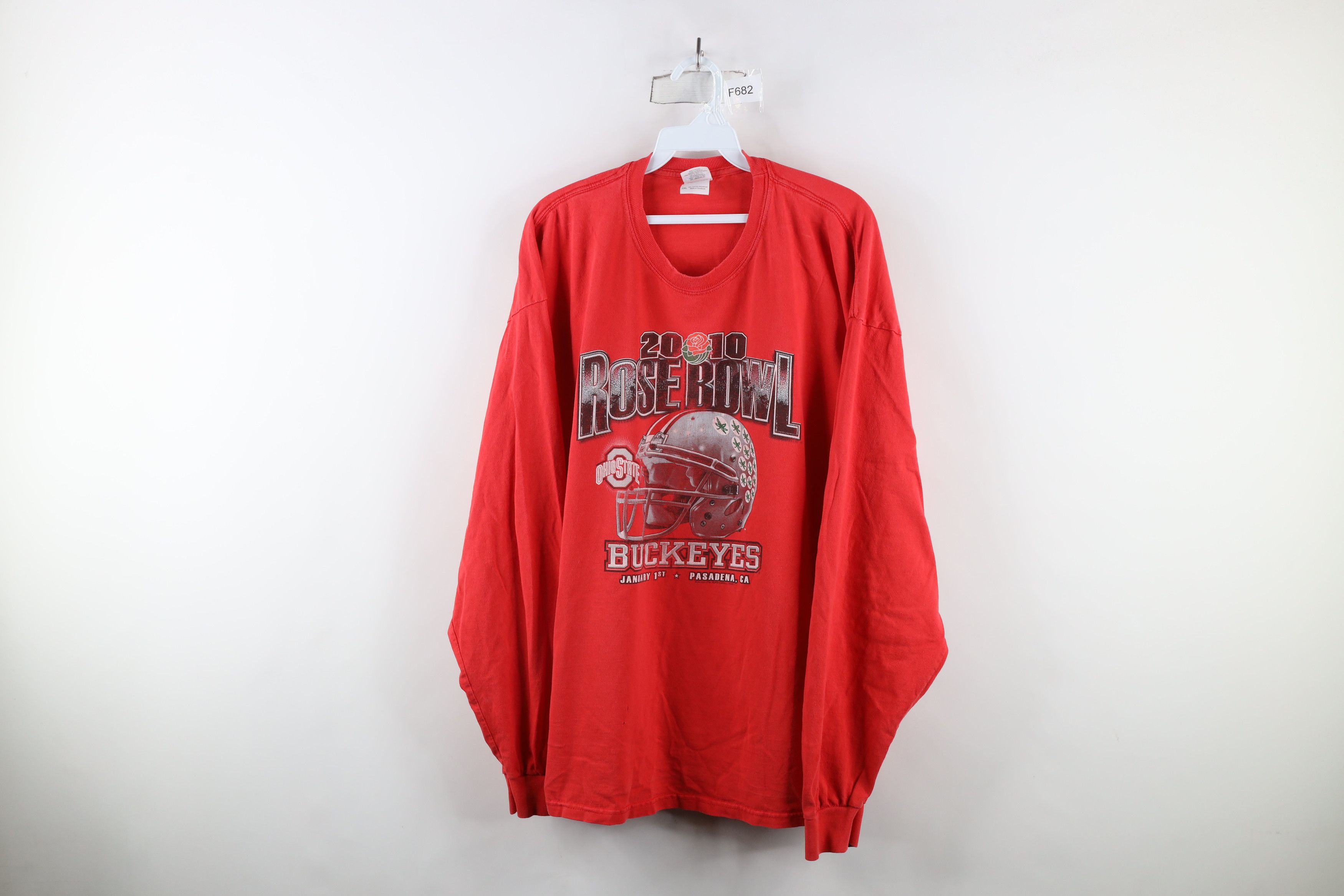 Vintage Y2K 2010 Rose Bowl Ohio State University Football T-Shirt Size US XXL / EU 58 / 5 - 1 Thumbnail