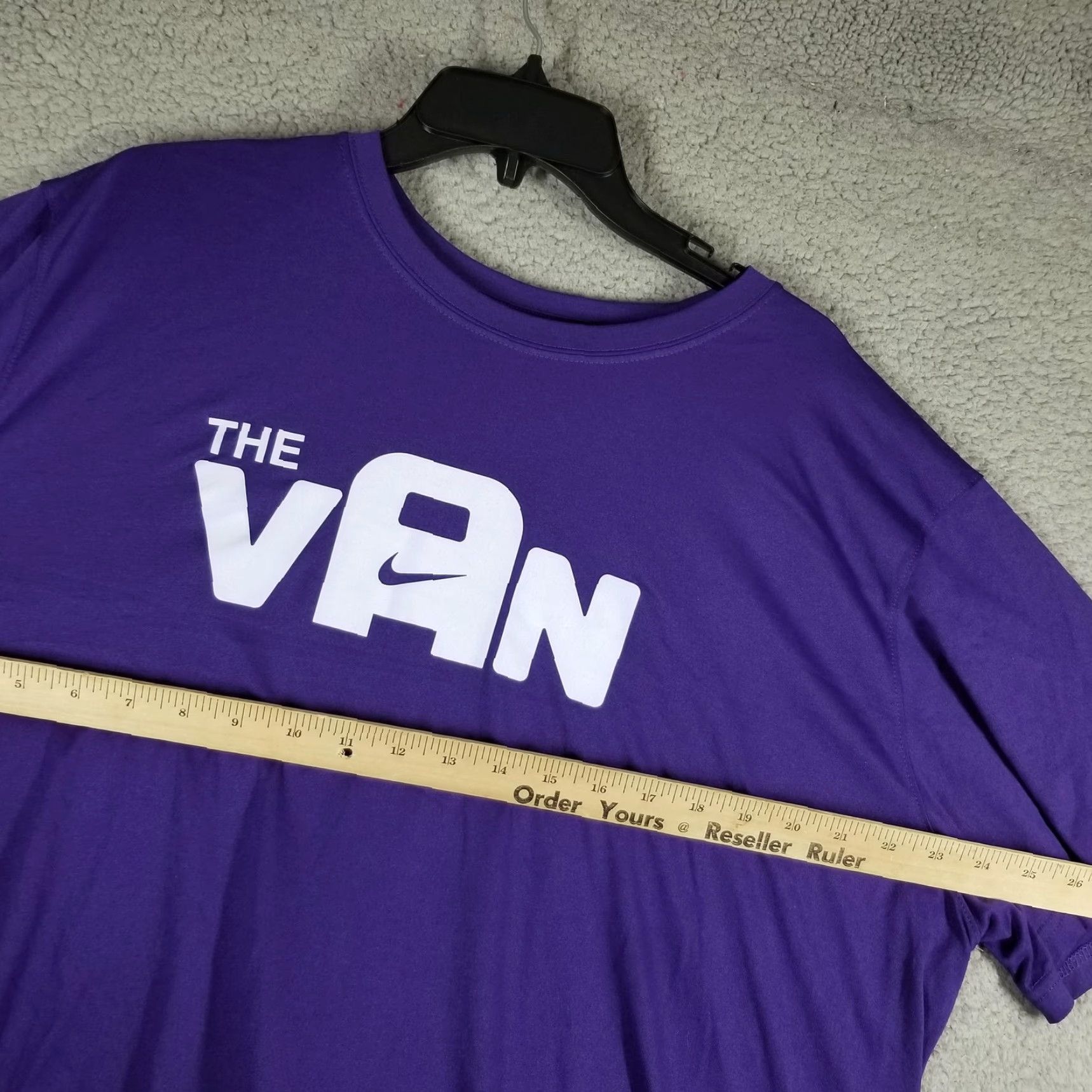 Nike Nike Shirt Mens 2XL Purple Limited Employee Issue The Van Swoosh RARE NWOT Size US XXL / EU 58 / 5 - 6 Thumbnail