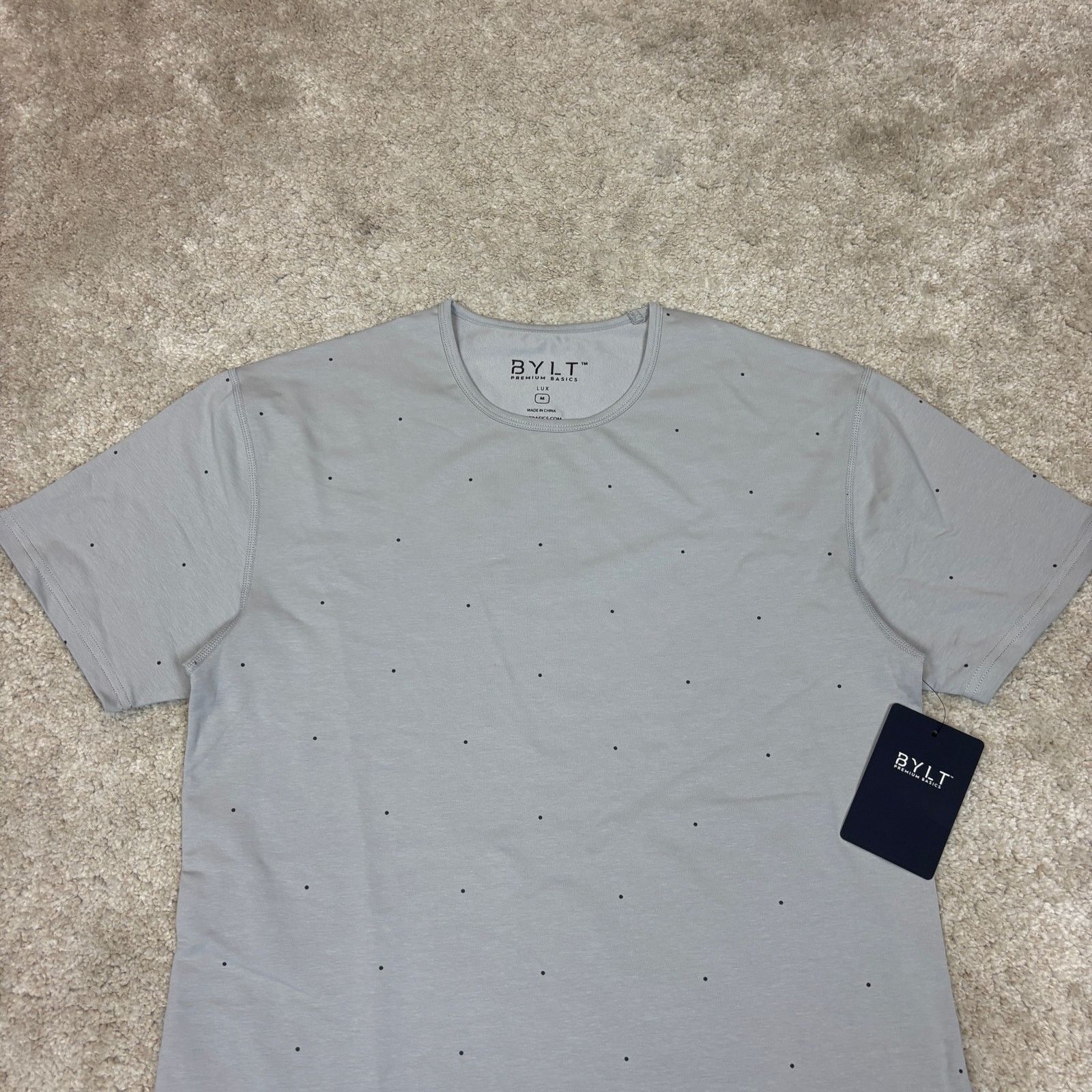 Other NWT Bylt Premium Basics Drop Cut Lux Polka Dot Shirt Men's M Size US M / EU 48-50 / 2 - 2 Thumbnail