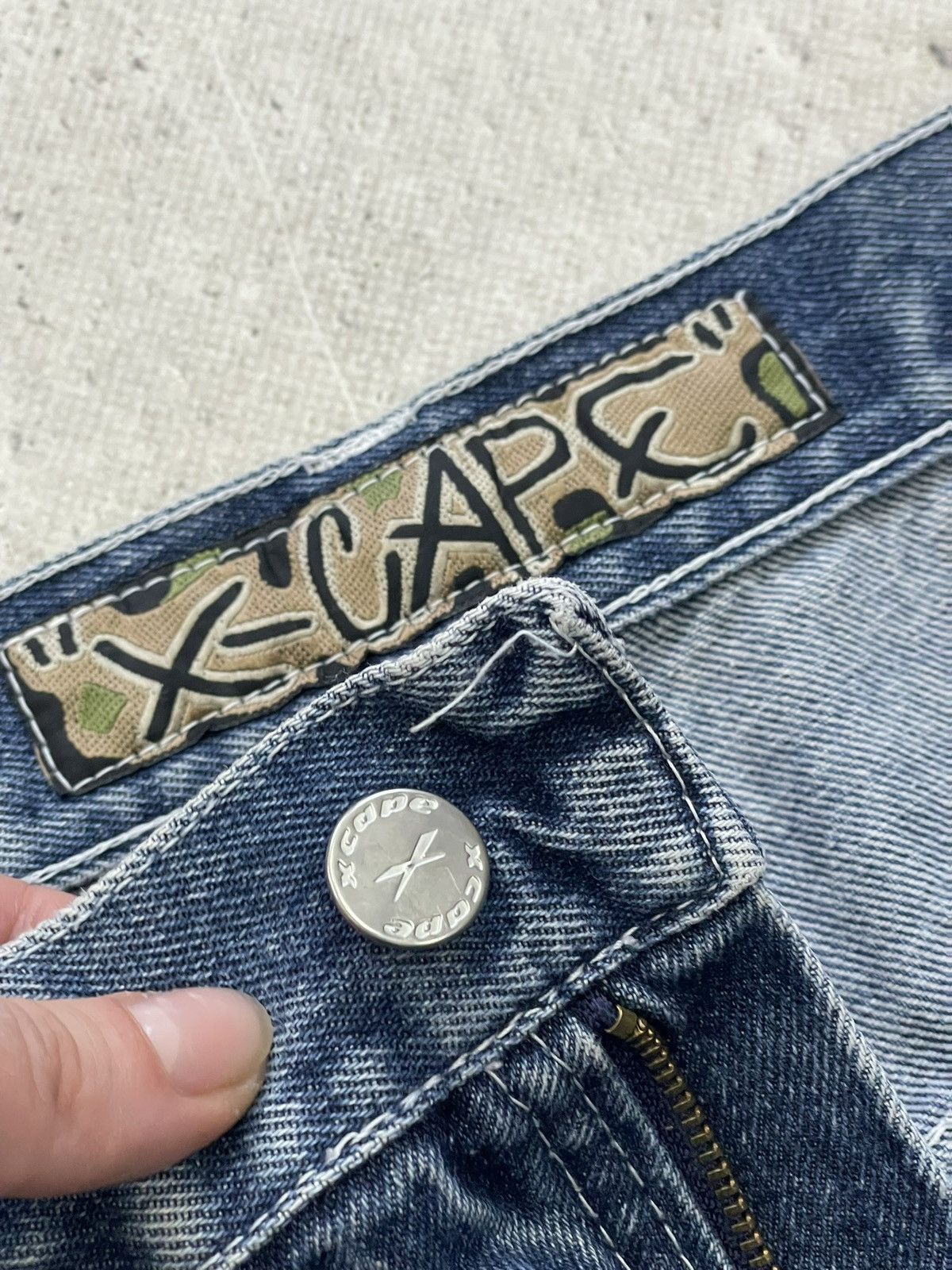 Southpole Rare baggy southpole denim rap jeans pants low waist y2k Size US 31 - 6 Thumbnail