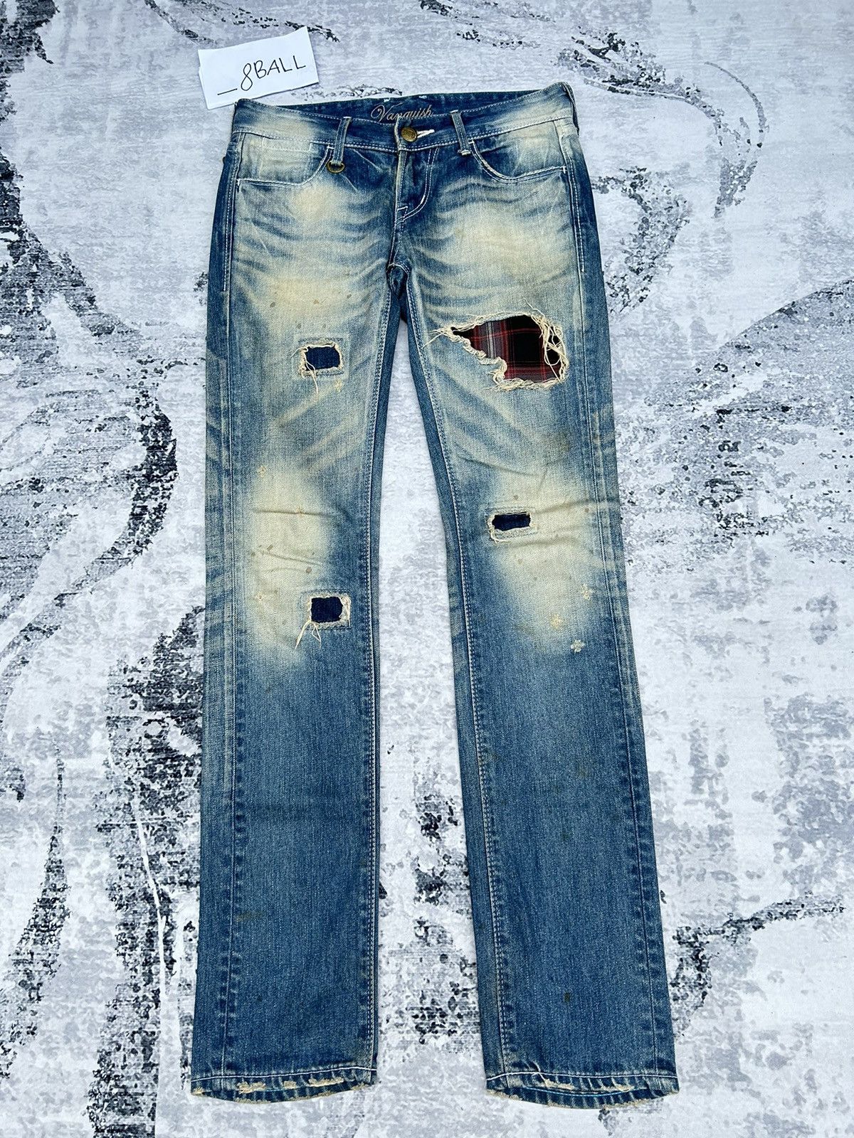 Vanquish Vanquish Distressed Jeans Size 30" / US 8 / IT 44 - 1 Thumbnail