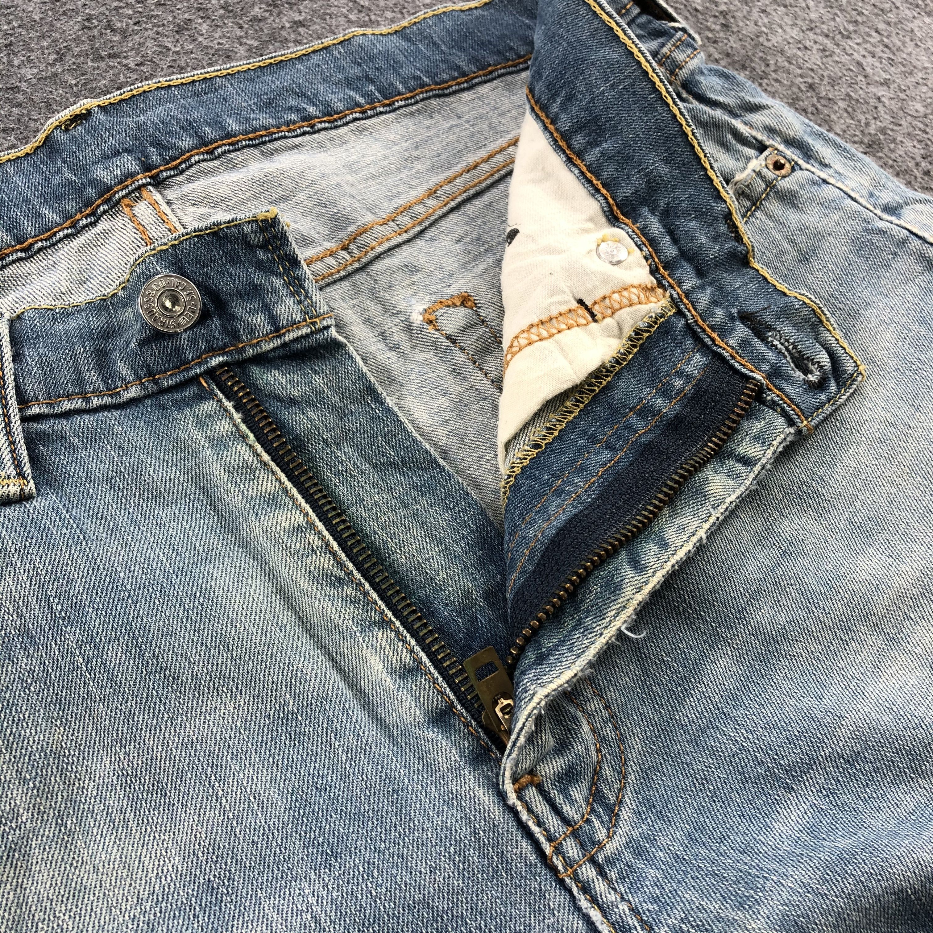 Levi's Vintage Levis Jeans Lot 514 Stone Wash Denim-J1053 Size US 33 - 7 Thumbnail