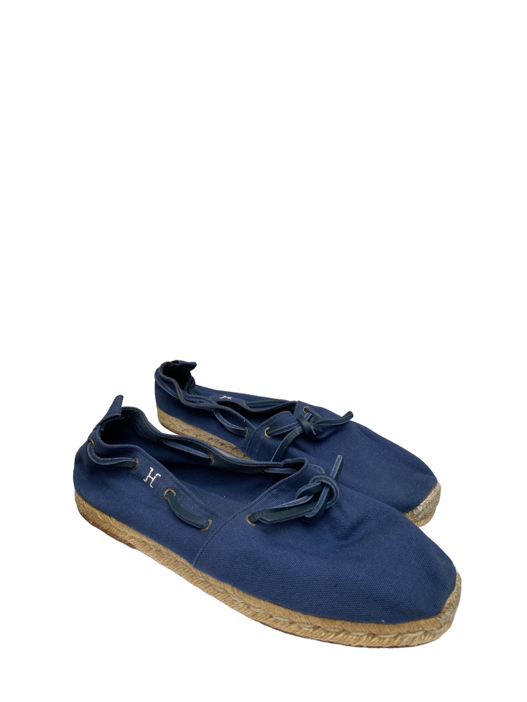 Hermes Vintage Blue Espadrilles | Grailed