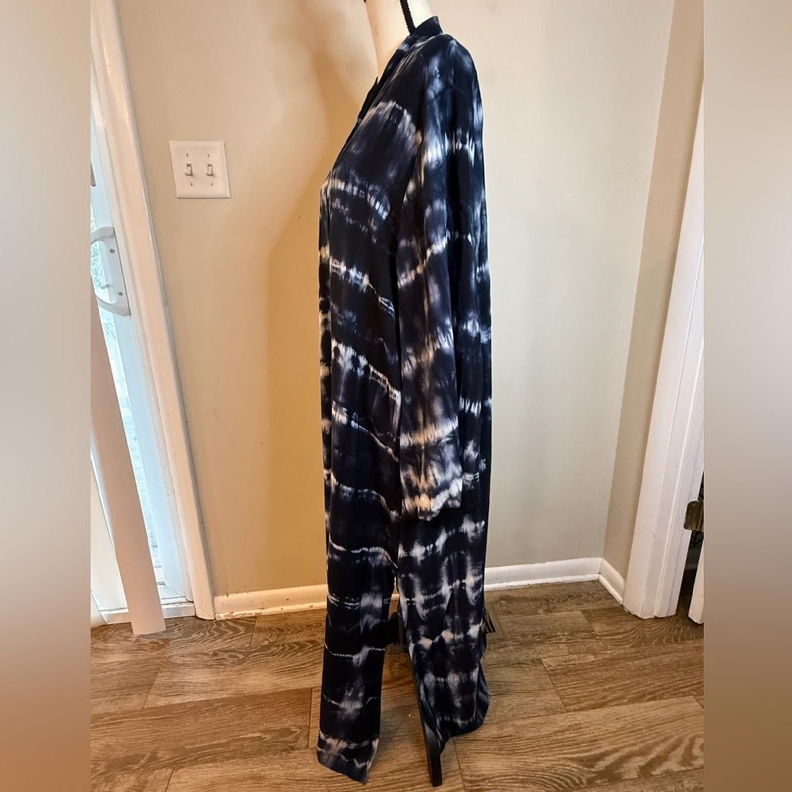 Other Audrey 3+1 tie dye longline cardigan coverup oversized SZ SM Size ONE SIZE - 3 Thumbnail