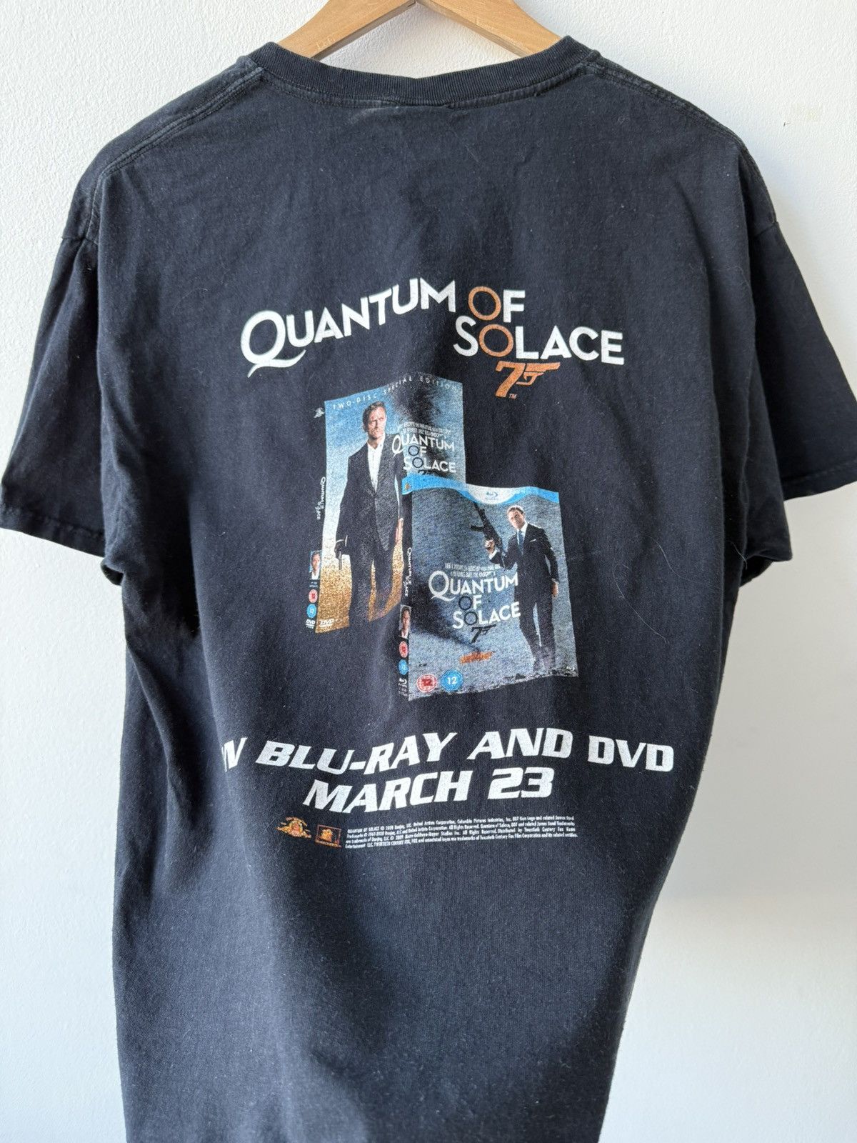 Other Quantum Of Solace James Bond Mens Vintage 2008 Movie T shirt Size US L / EU 52-54 / 3 - 7 Thumbnail