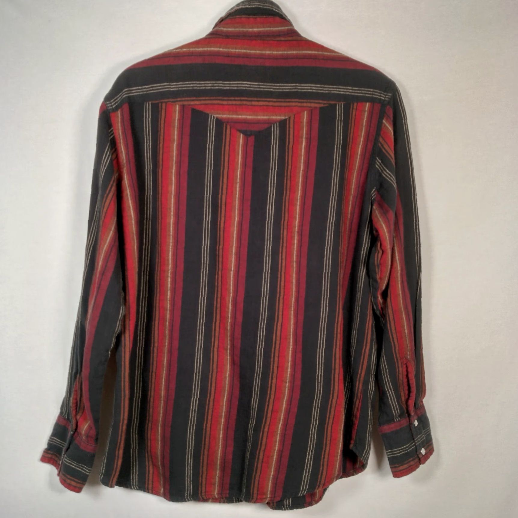 Wrangler Wrangler Western Shirt Men L Red Flannel Snap Long Sleeve Cowboy Rodeo Pockets Cotton Mens Size US L / EU 52-54 / 3 - 4 Thumbnail