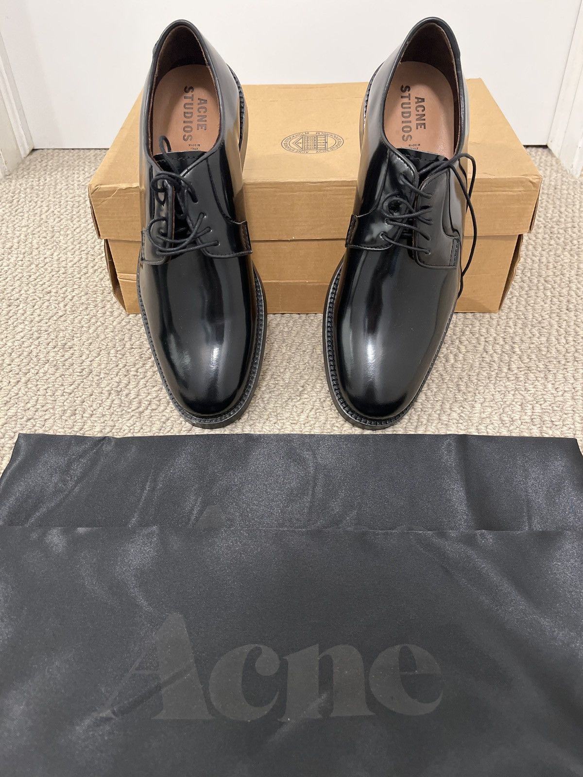 Acne Studios Griffith polish oxfords (EUR 41) Size US 8 / EU 41 - 1 Thumbnail
