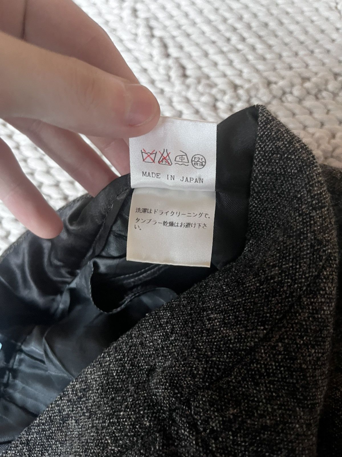 Undercover Undercover AW97 wool buckle straight leg japanese pants Size US 29 - 7 Thumbnail