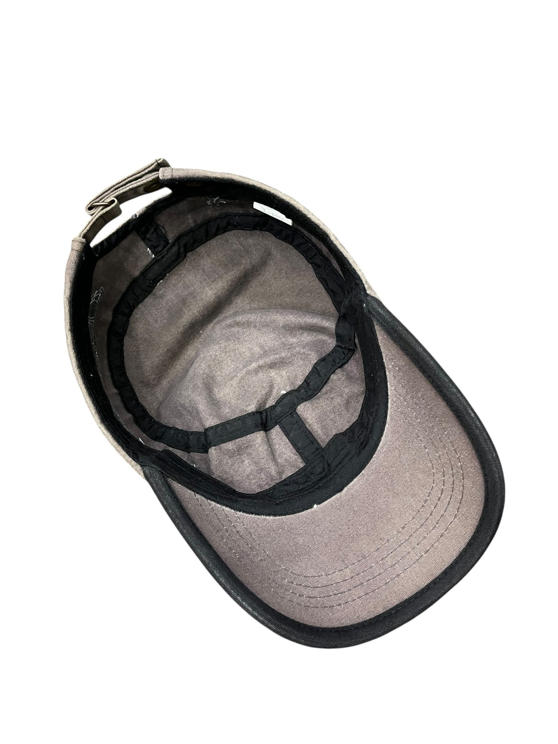 Vintage Vintage BLACK REBEL Distressed Grunge Military Cap Size ONE SIZE - 12 Thumbnail