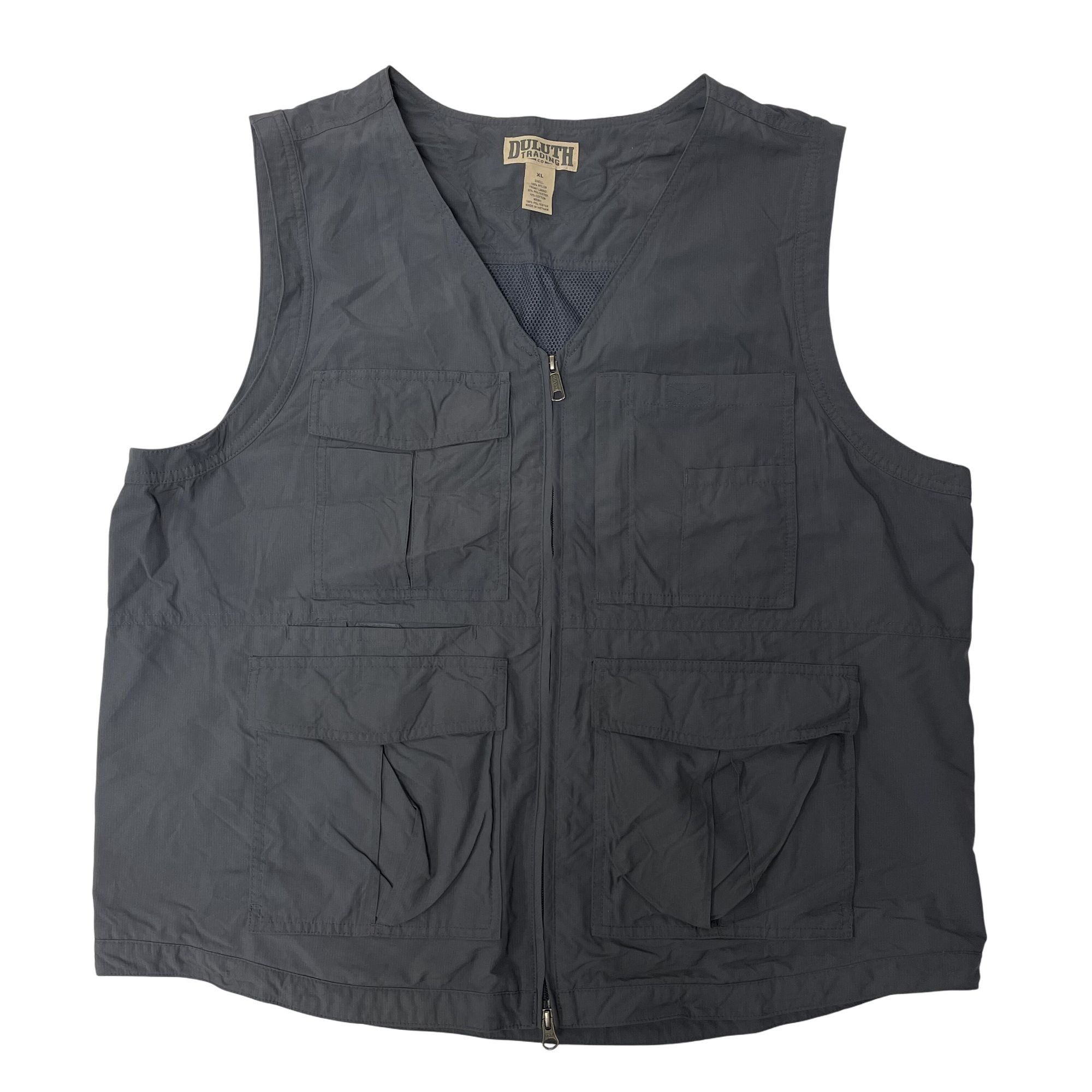 Duluth Trading Company Duluth UTILITY Fishing NYLON Mesh SAFARI Photo Vesth Size US XL / EU 56 / 4 - 1 Thumbnail
