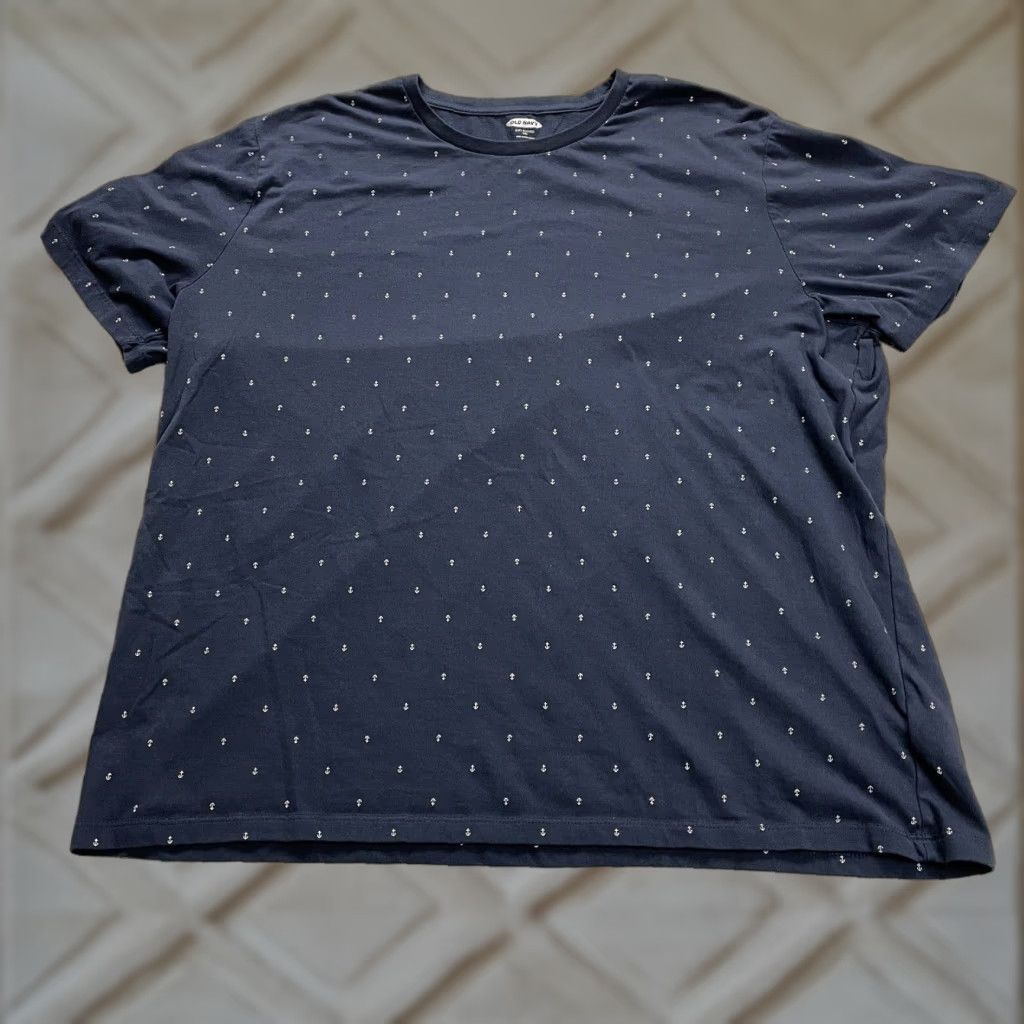 Old Navy Anchor Old Navy T-Shirt Men XXL Navy Blue Crew Neck Short Sleeve Tee Size US XXL / EU 58 / 5 - 1 Thumbnail