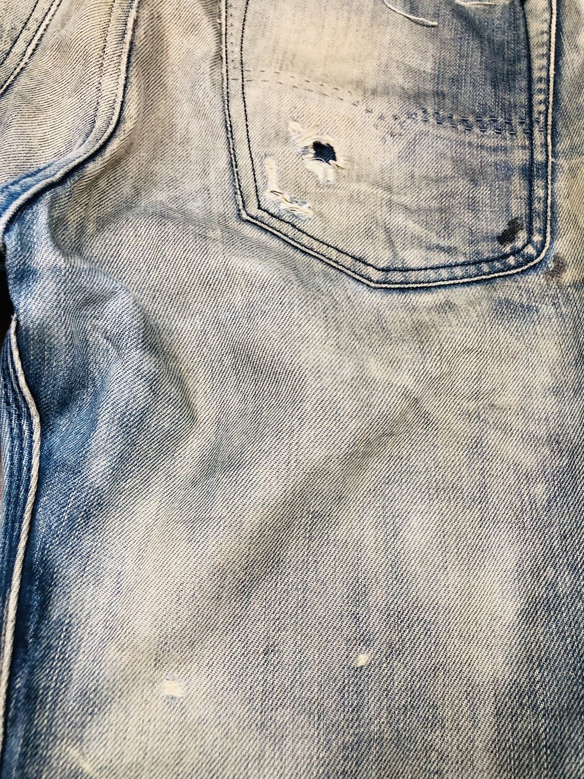 Diesel Diesal Industry Distress Jeans (36) Size US 28 / EU 44 - 23 Thumbnail