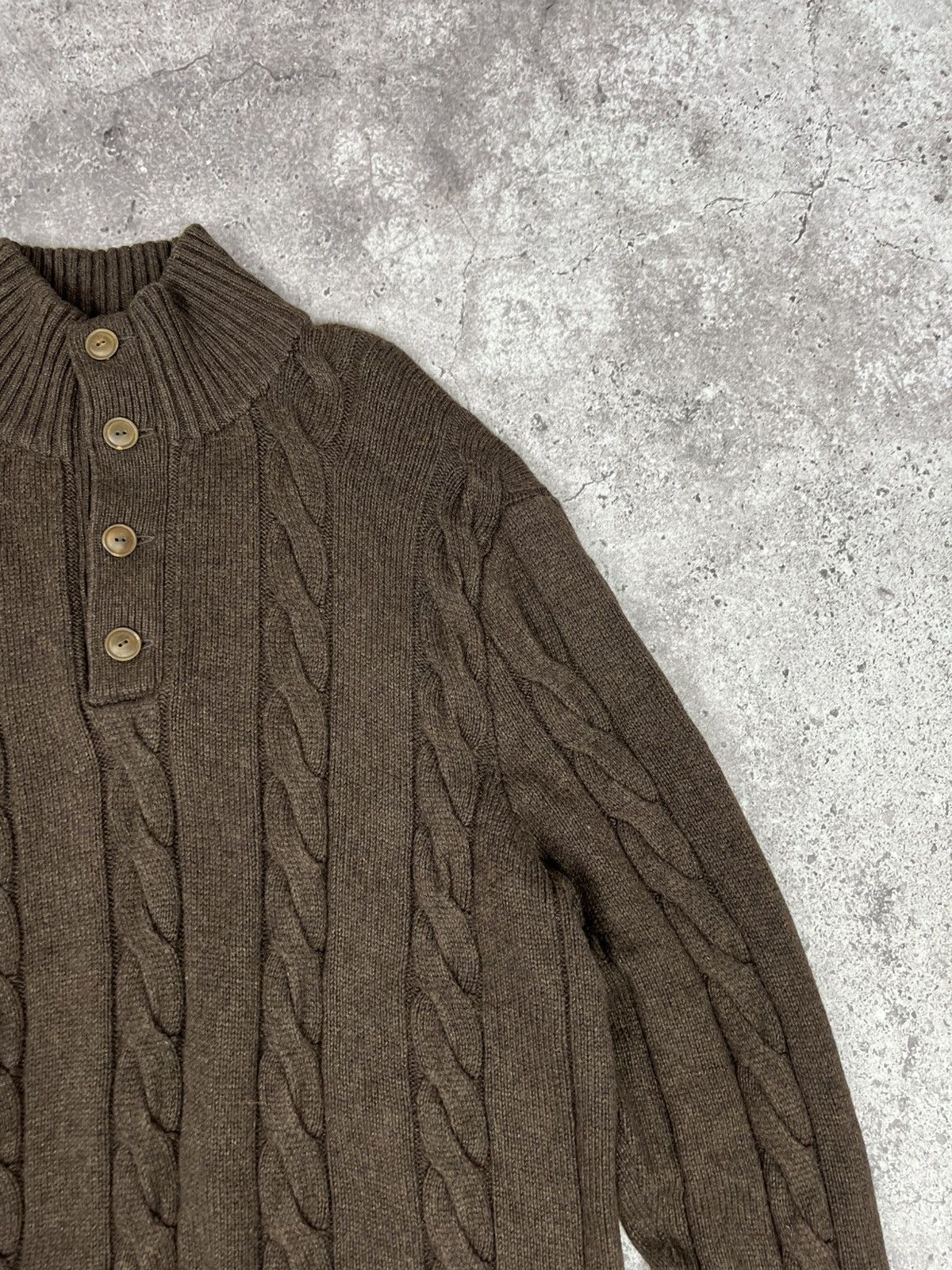 Polo Ralph Lauren Vintage Polo Ralph Lauren Silk Cashmere Knit Sweater Brown Size US XXL / EU 58 / 5 - 6 Thumbnail