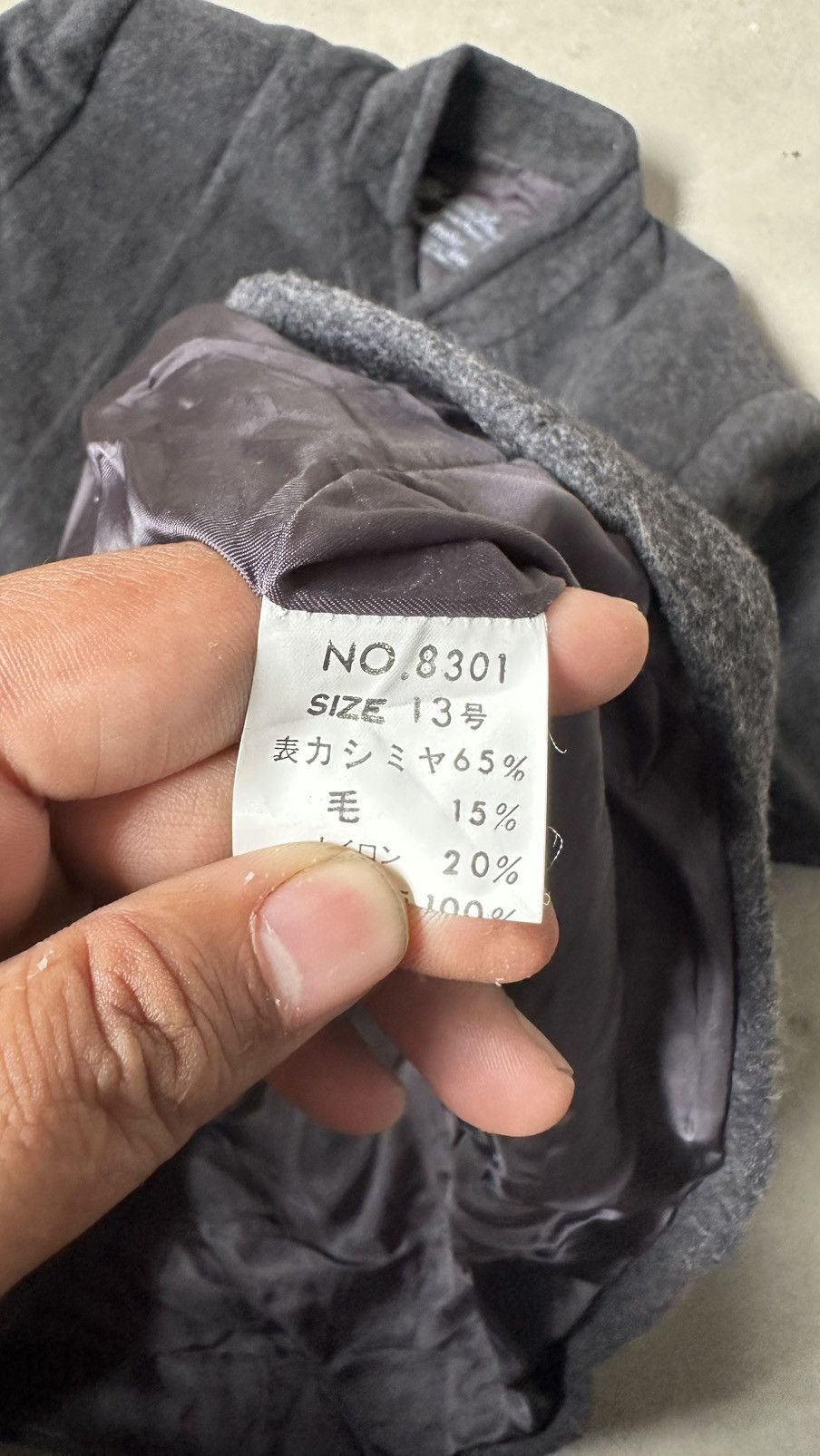 Vintage VIBTAGE DESII MODE WOOL AND CASHMERE JACKET Size 40L - 8 Thumbnail