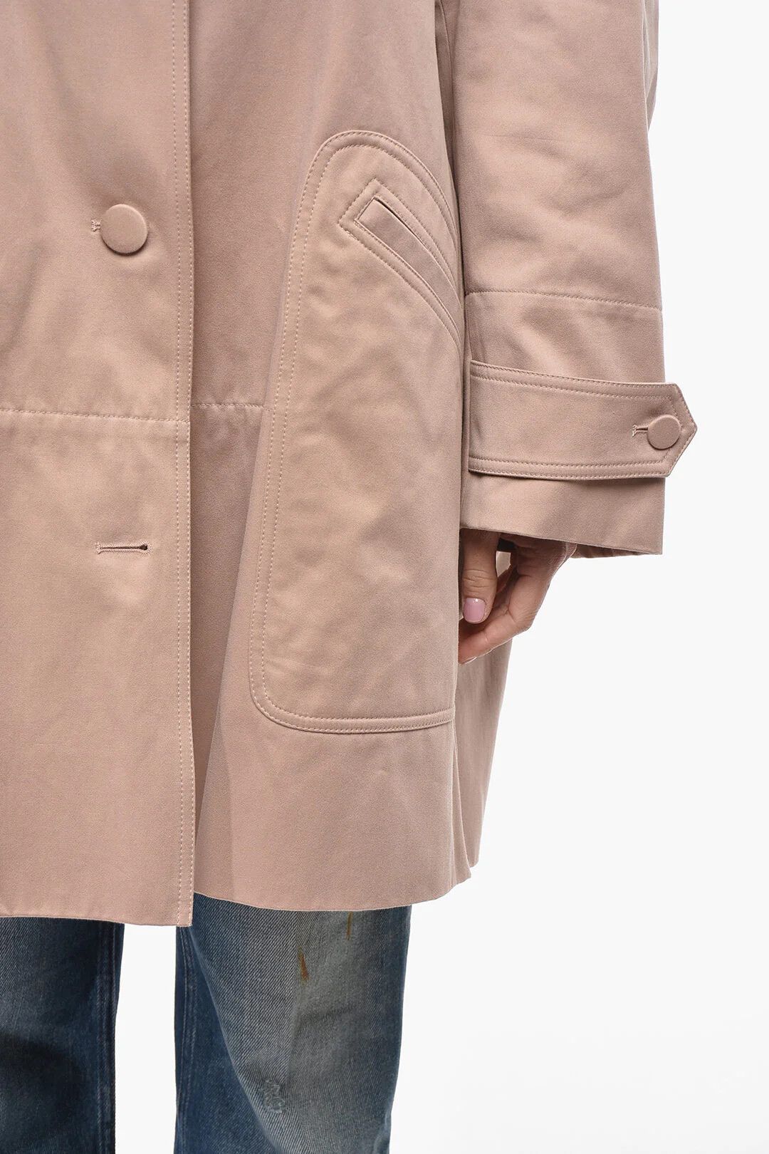 Dries Van Noten og1mm0426 Cotton Coat in Pink Size M / US 6-8 / IT 42-44 - 4 Thumbnail