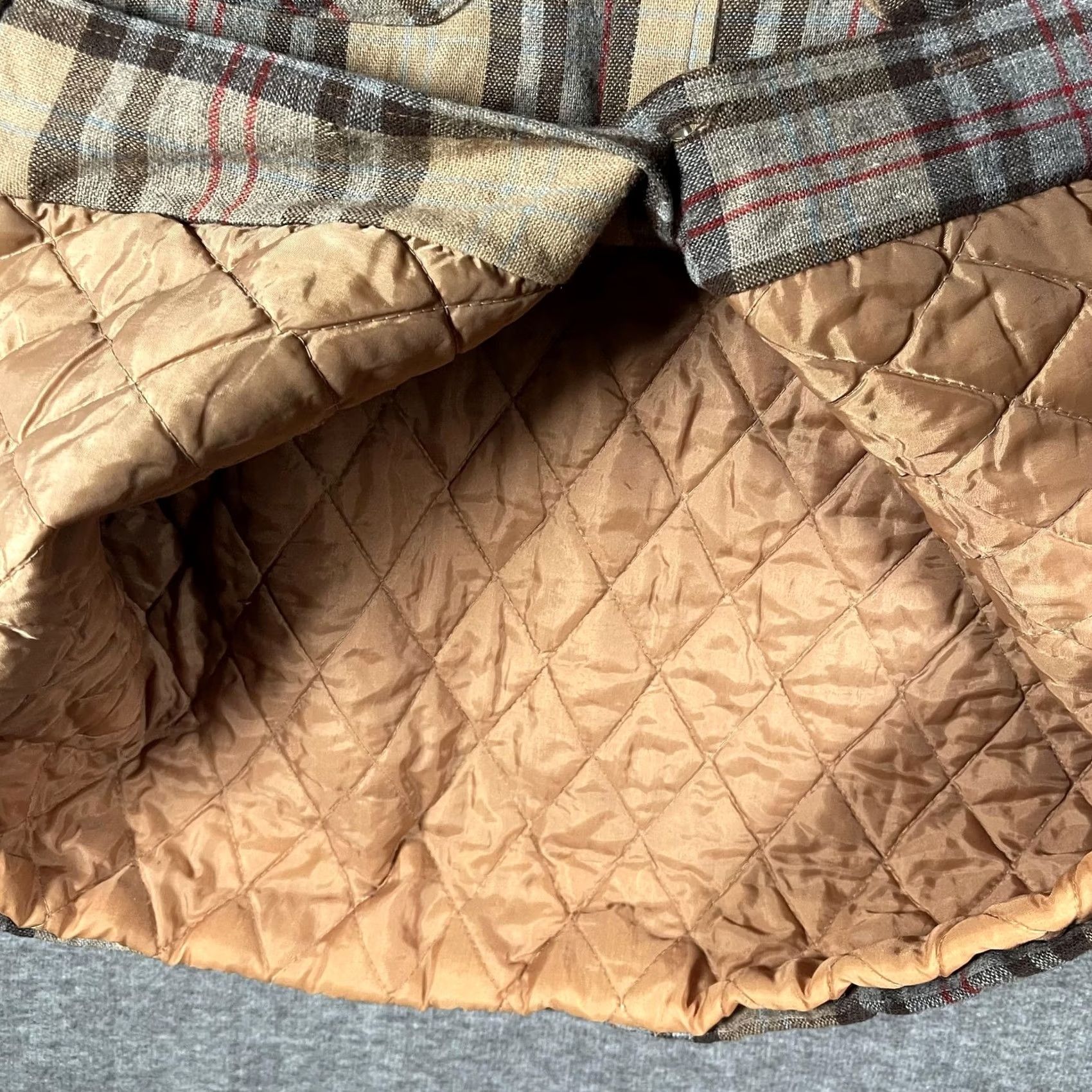 Vintage VINTAGE Arctic Circle Shirt Jacket Mens M Beige Plaid Wool Blend Quilted Workwear Casual Size US M / EU 48-50 / 2 - 4 Thumbnail