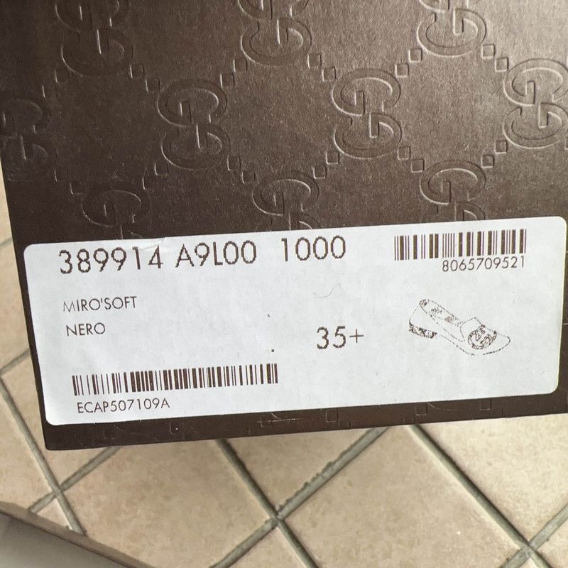 Gucci Gucci Black Loafers with Studded Detail - Size US 5.5 / EU 38 - 5 Thumbnail