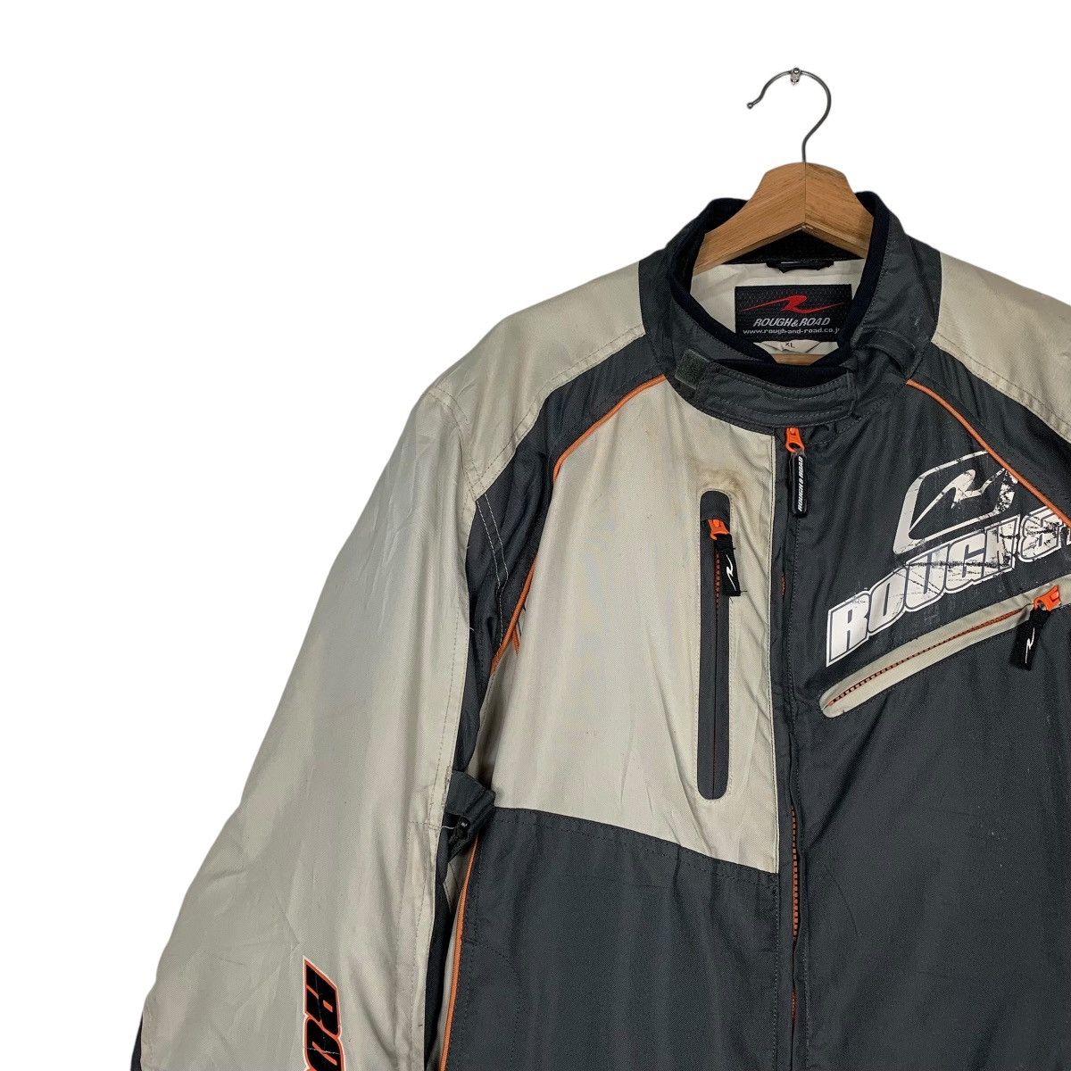 Japanese Brand Rough & Road Racing Motorcycle Riding Jacket Size US XL / EU 56 / 4 - 6 Thumbnail