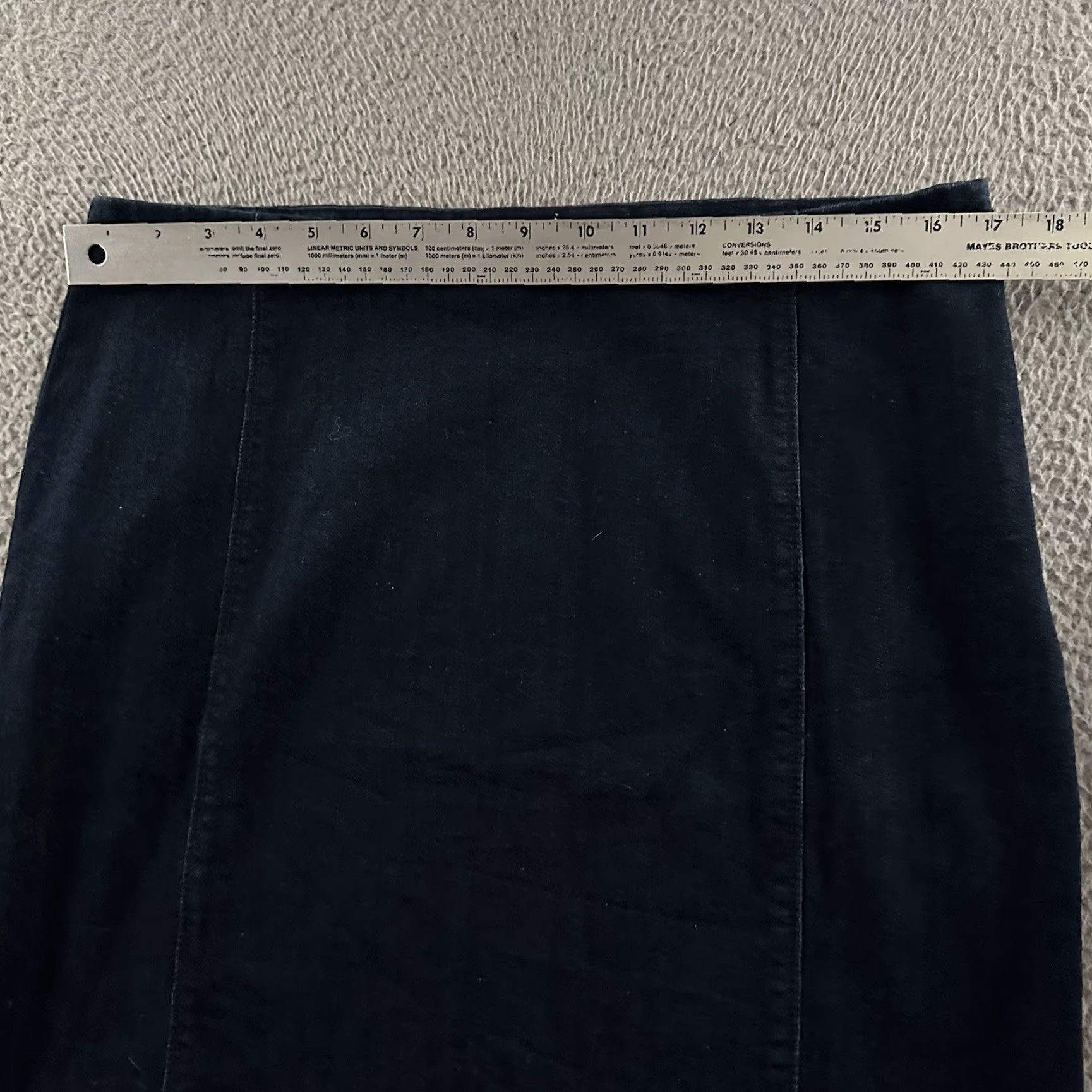 J. Jill J. Jill Skirt Womens Blue Size 10 Denim Stretch Cotton Blend Pencil Missy Straight & Pencil blue 10 Womens Size 32" / US 10 / IT 46 - 4 Thumbnail