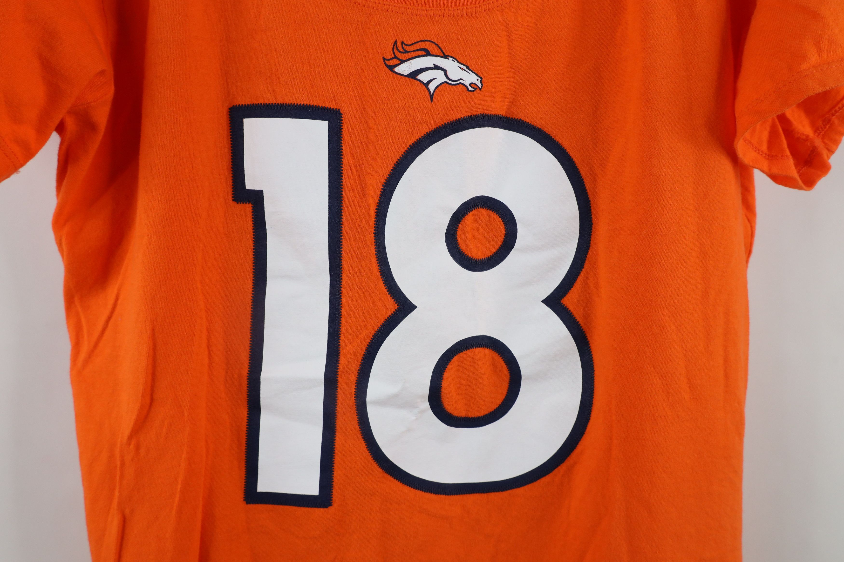 Nike × Vintage Nike Peyton Manning Denver Broncos Football Jersey T-Shirt Size L / US 10 / IT 46 - 5 Thumbnail