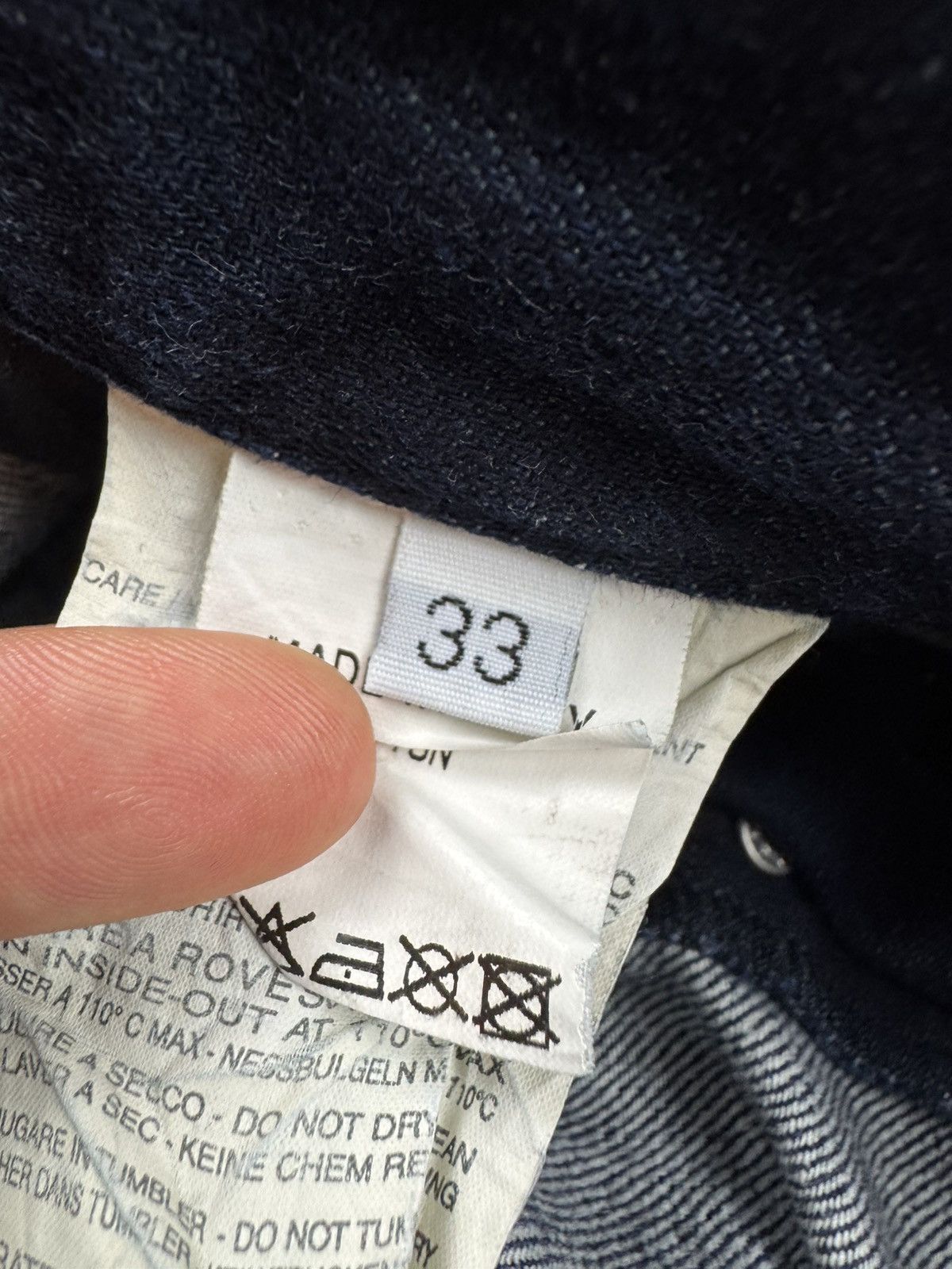 Designer × Raf Simons × Raf by Raf Simons Vintage y2k RAF by Raf Simons slim fit denim / jeans Size US 33 - 11 Thumbnail