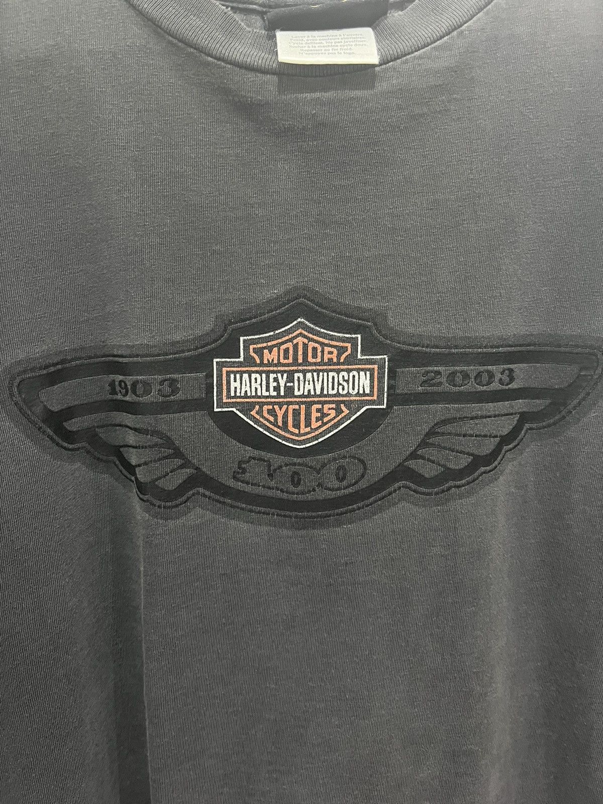 Harley Davidson Vintage Harley Davidson 100 Year Anniversary Tshirt Size US XXL / EU 58 / 5 - 2 Thumbnail