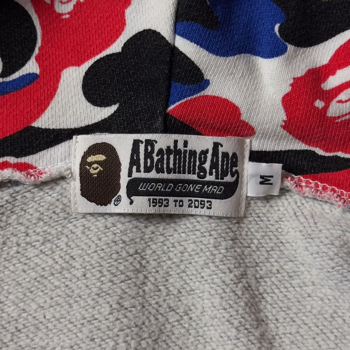 Bape Bape London 9th Anniversary Shark Full Zip Hoodie Gray 2011 Size US M / EU 48-50 / 2 - 10 Thumbnail