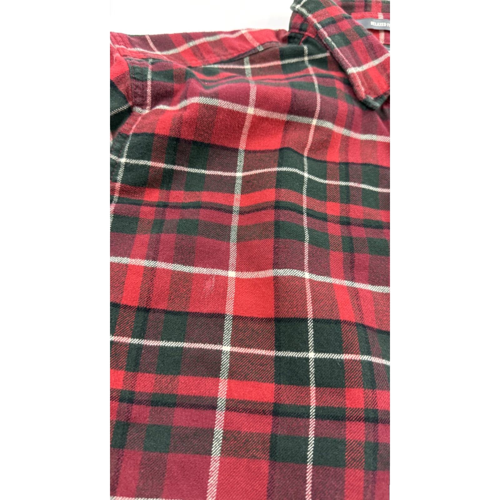 Eddie Bauer VINTAGE Eddie Bauer Shirt Mens Medium Red Green Plaid Flannel Button-Down Relaxed Fit Size US M / EU 48-50 / 2 - 4 Thumbnail