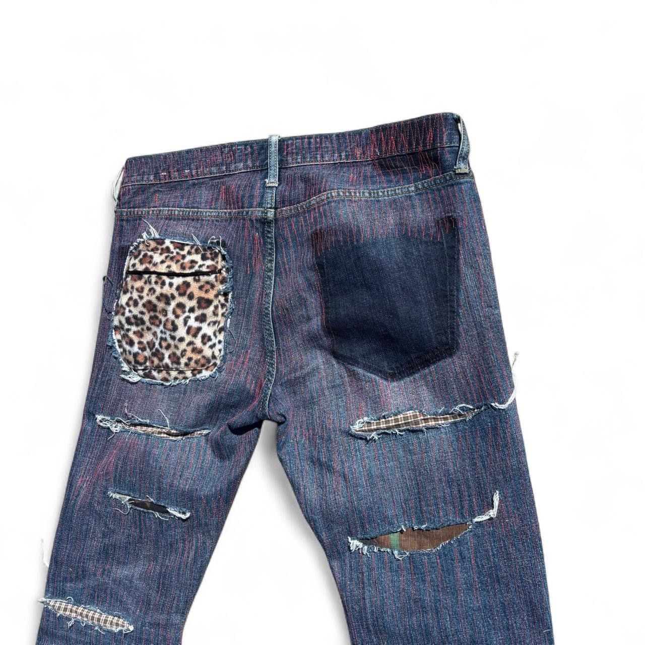 Other Tinted Red Jeans🩸 Size US 32 / EU 48 - 6 Thumbnail
