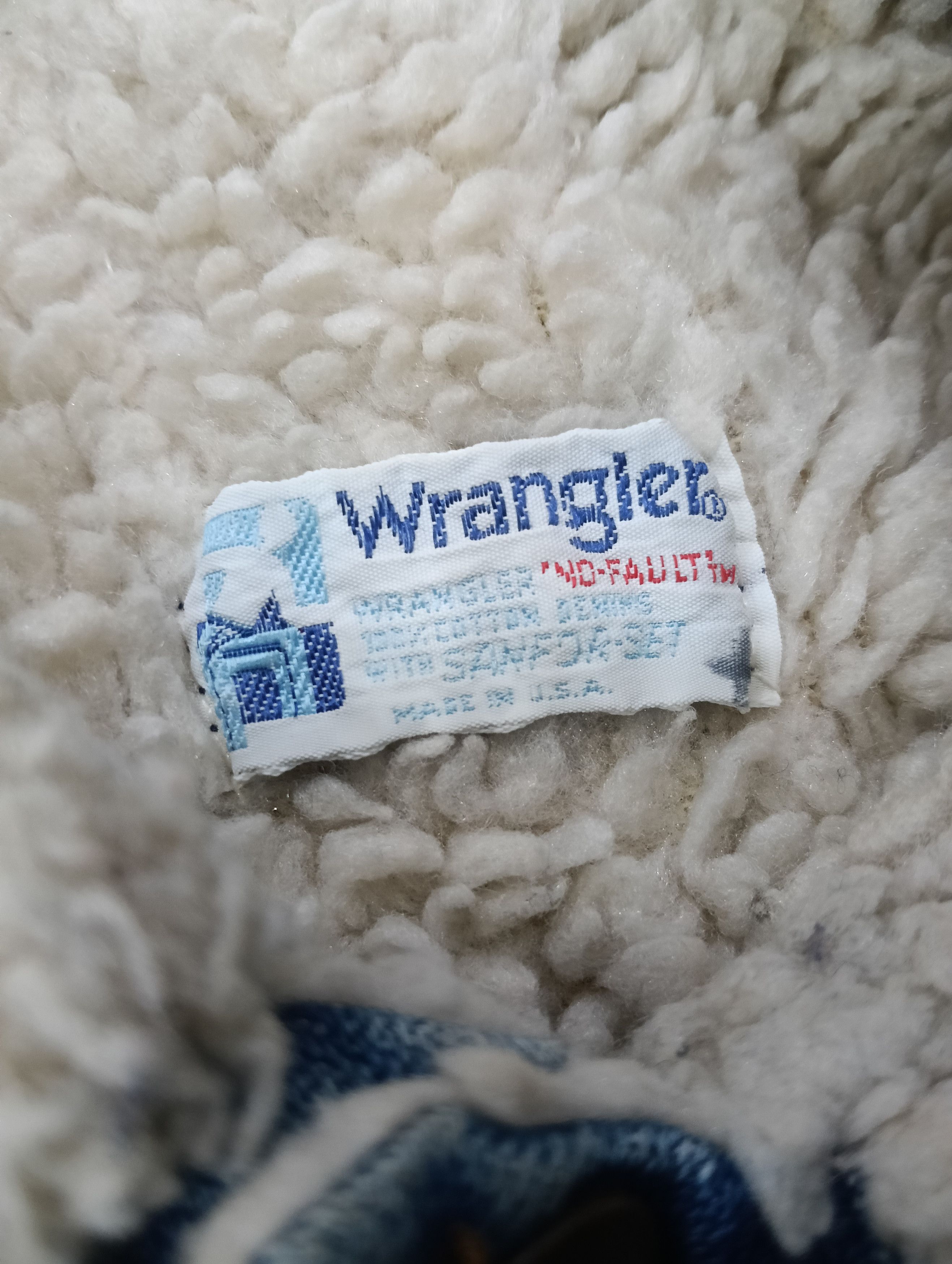 Vintage × Wrangler Vintage Wrangler Sherpa Jacket Size L / US 10 / IT 46 - 11 Thumbnail