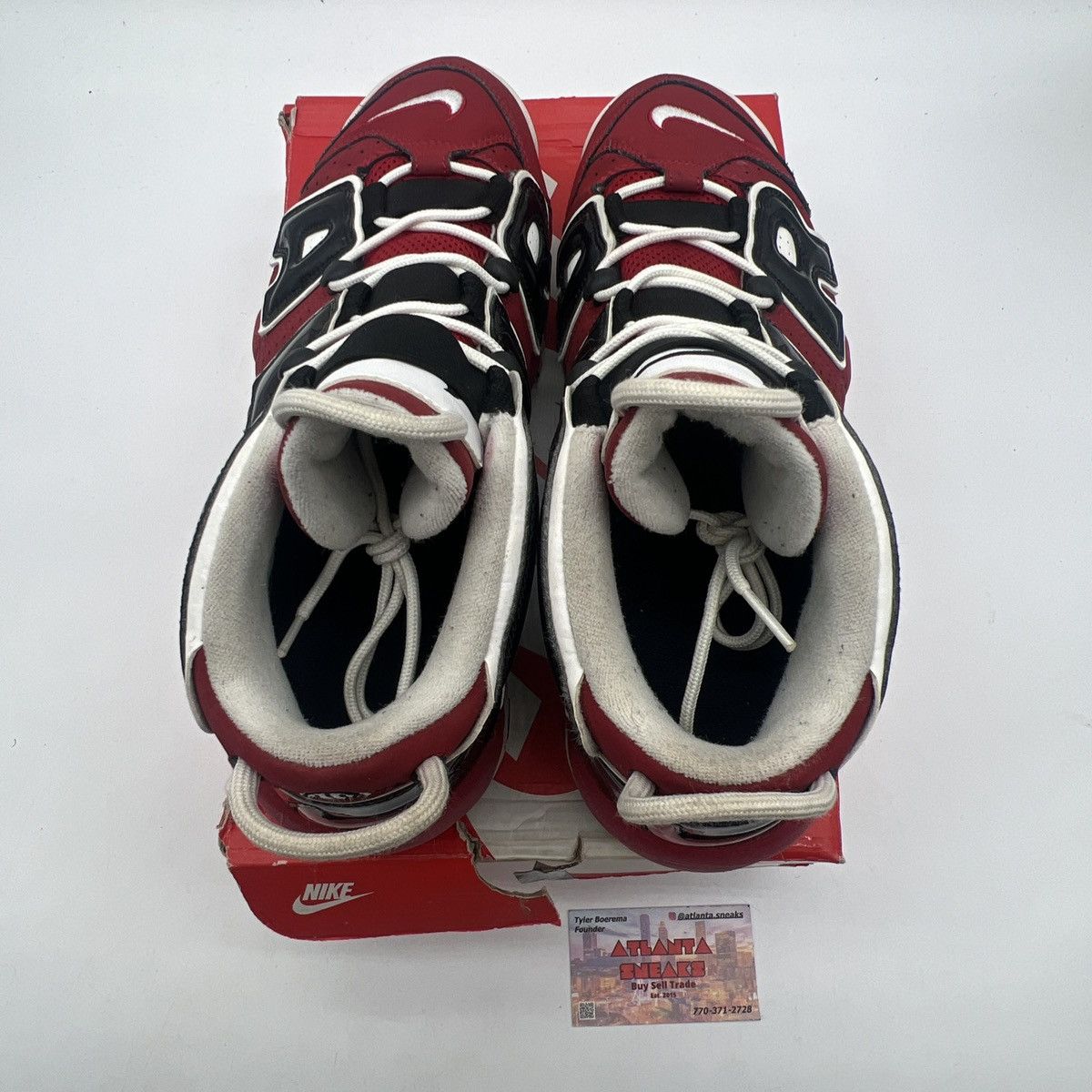 Nike Air more uptempo bulls Size US 11.5 / EU 44-45 - 7 Thumbnail