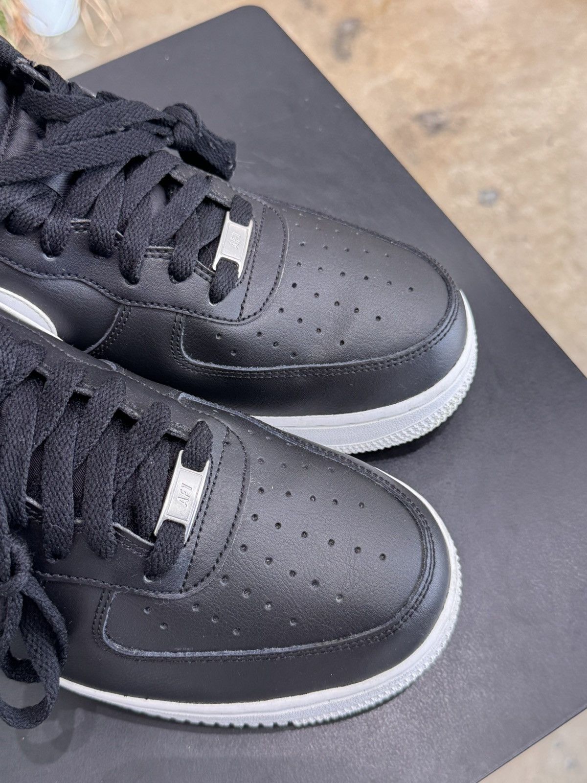 Nike Nike Air Force 1 Low Black Size 12 (2020) Size US 12 / EU 45 - 7 Thumbnail