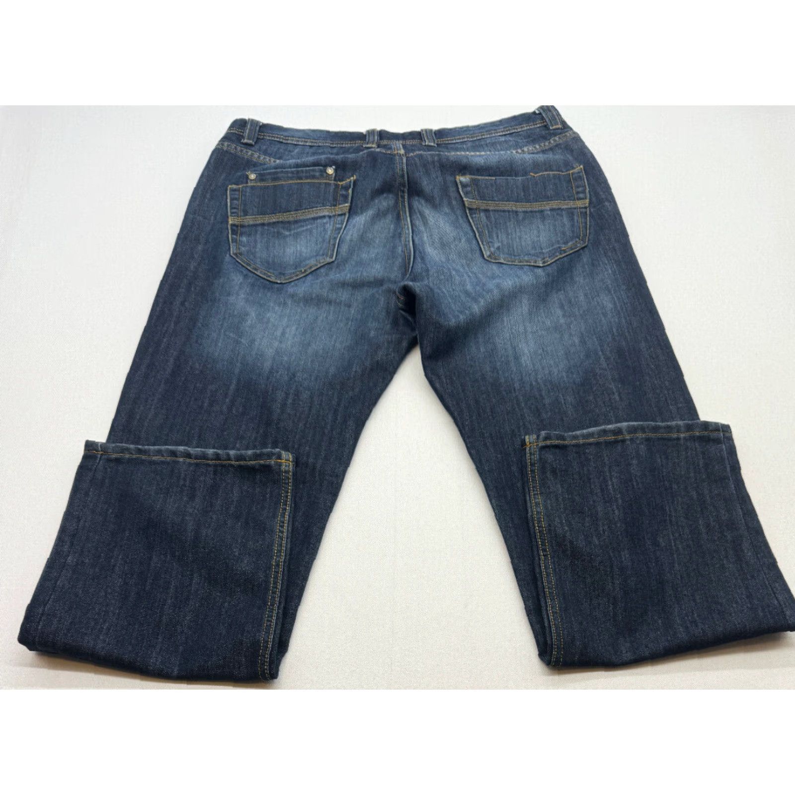 Denime Huntington Beach Club Jeans Mens 36x32 Blue Denim Jeans Straight 5-Pocket Regular Waist 36 Inseam 32 Mens Clothing Beach Theme Size US 36 / EU 52 - 5 Thumbnail
