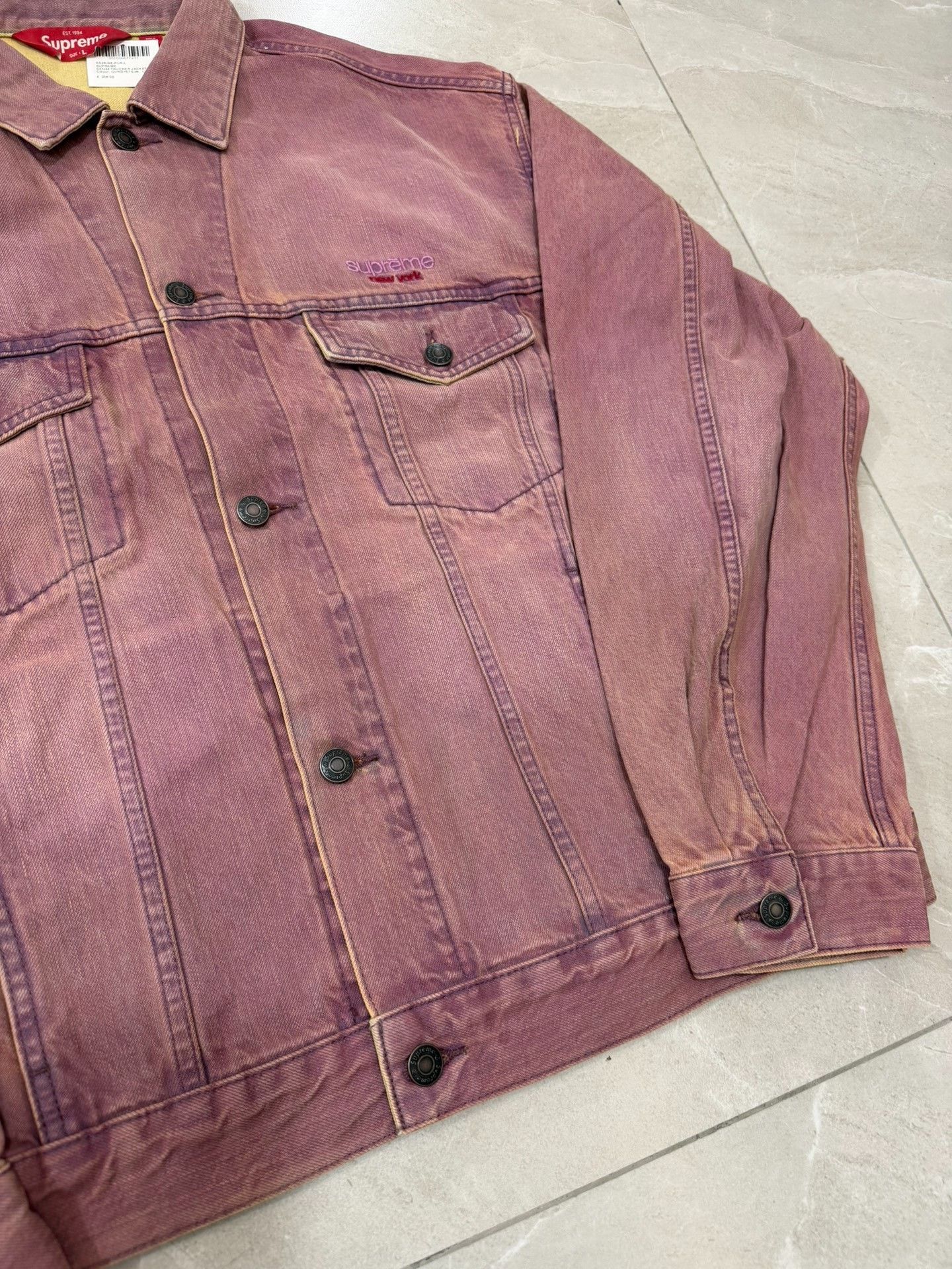Supreme Supreme SS26 Week1 Denim Trucker Jacket Size US L / EU 52-54 / 3 - 1 Thumbnail