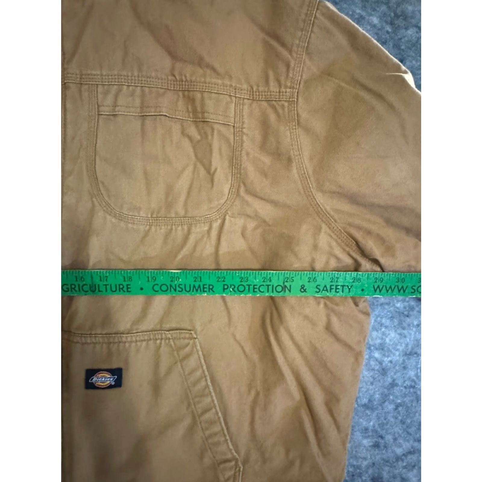 Dickies VINTAGE Dickies "Work" Fleece Lined Hooded Jacket Chore Work Coat 3XL Brown Tan Mens Size US XXL / EU 58 / 5 - 5 Thumbnail