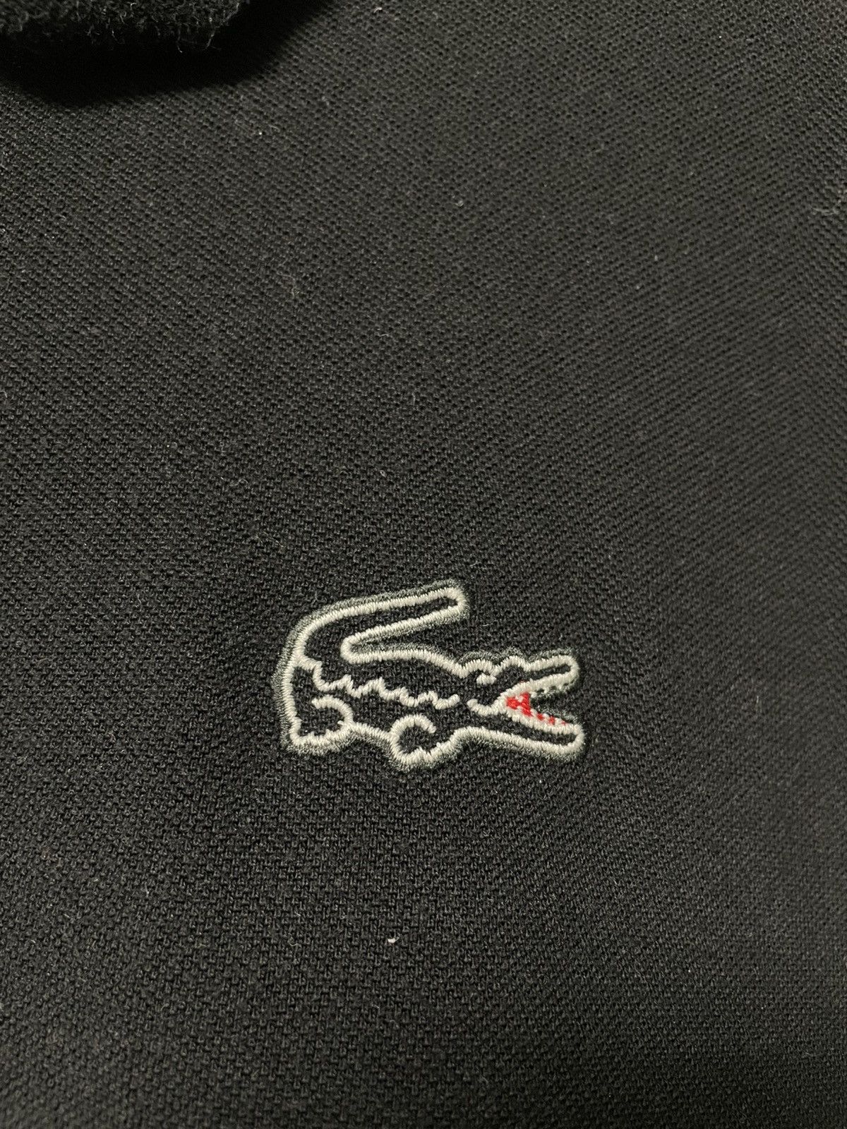 Lacoste Vintage Lacoste Black Long Sleeve Polo Shirt Size US M / EU 48-50 / 2 - 9 Thumbnail